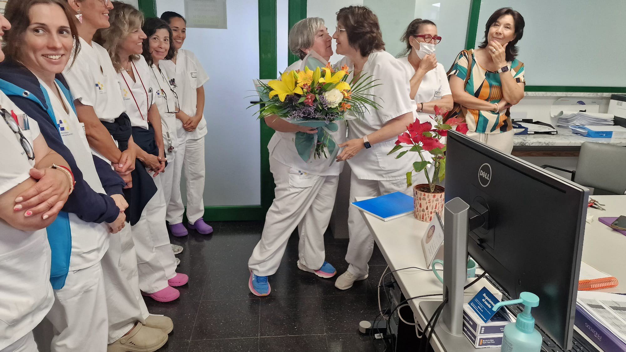 Homenaje a la enfermera Carmen Gallo. Fotos: Molina Orosa.