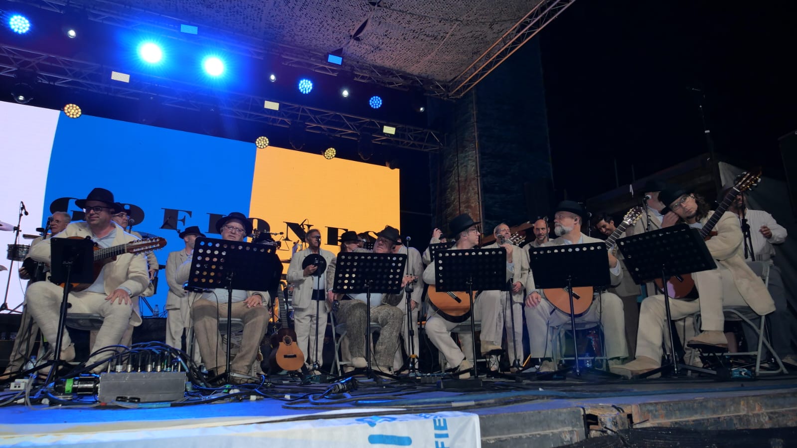 Celebración del Concierto de Los Gofiones en Arrecife. Celebración del Concierto de Los Gofiones en Arrecife.