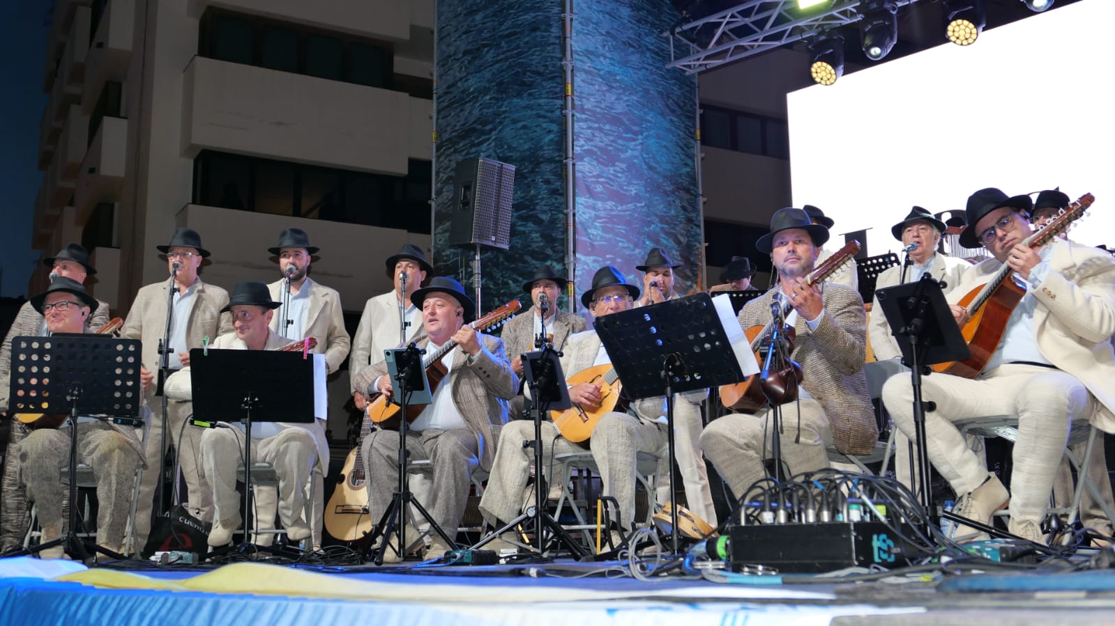 Celebración del Concierto de Los Gofiones en Arrecife.