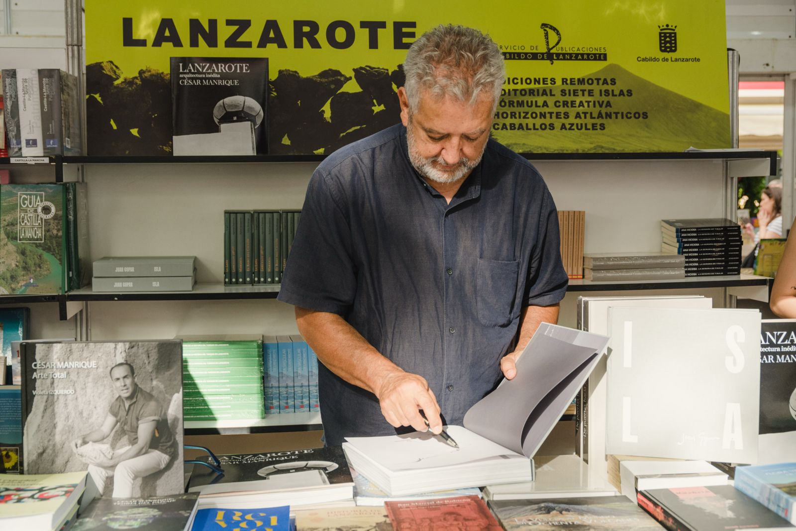 Feria del Libro de Madrid. Foto: Cabildo de Lanzarote.