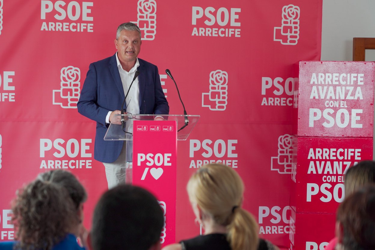 Alfredo Mendoza, portavoz del PSOE en Arrecife