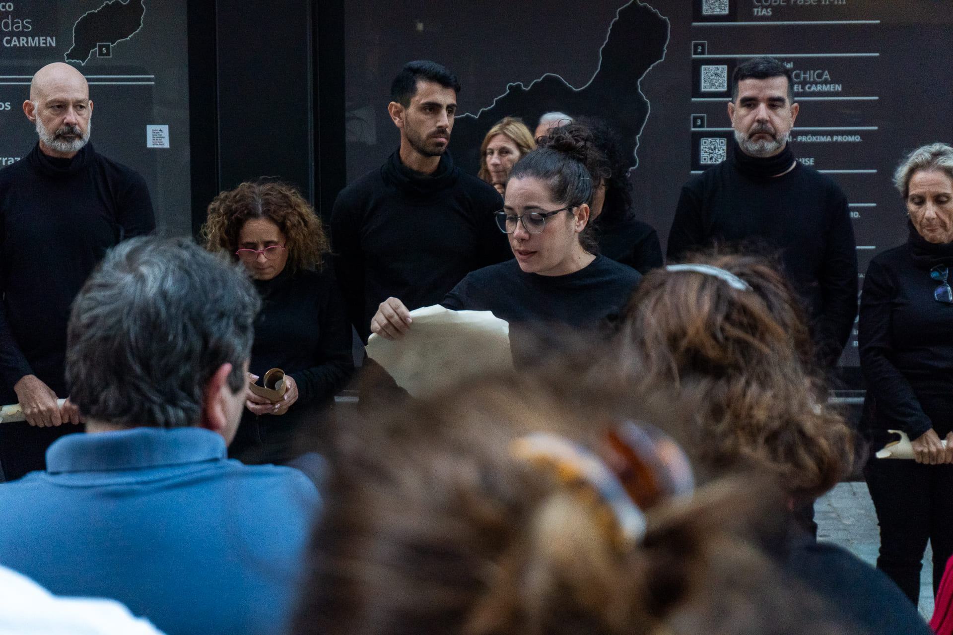 Teatralizado por la marina de Arrecife