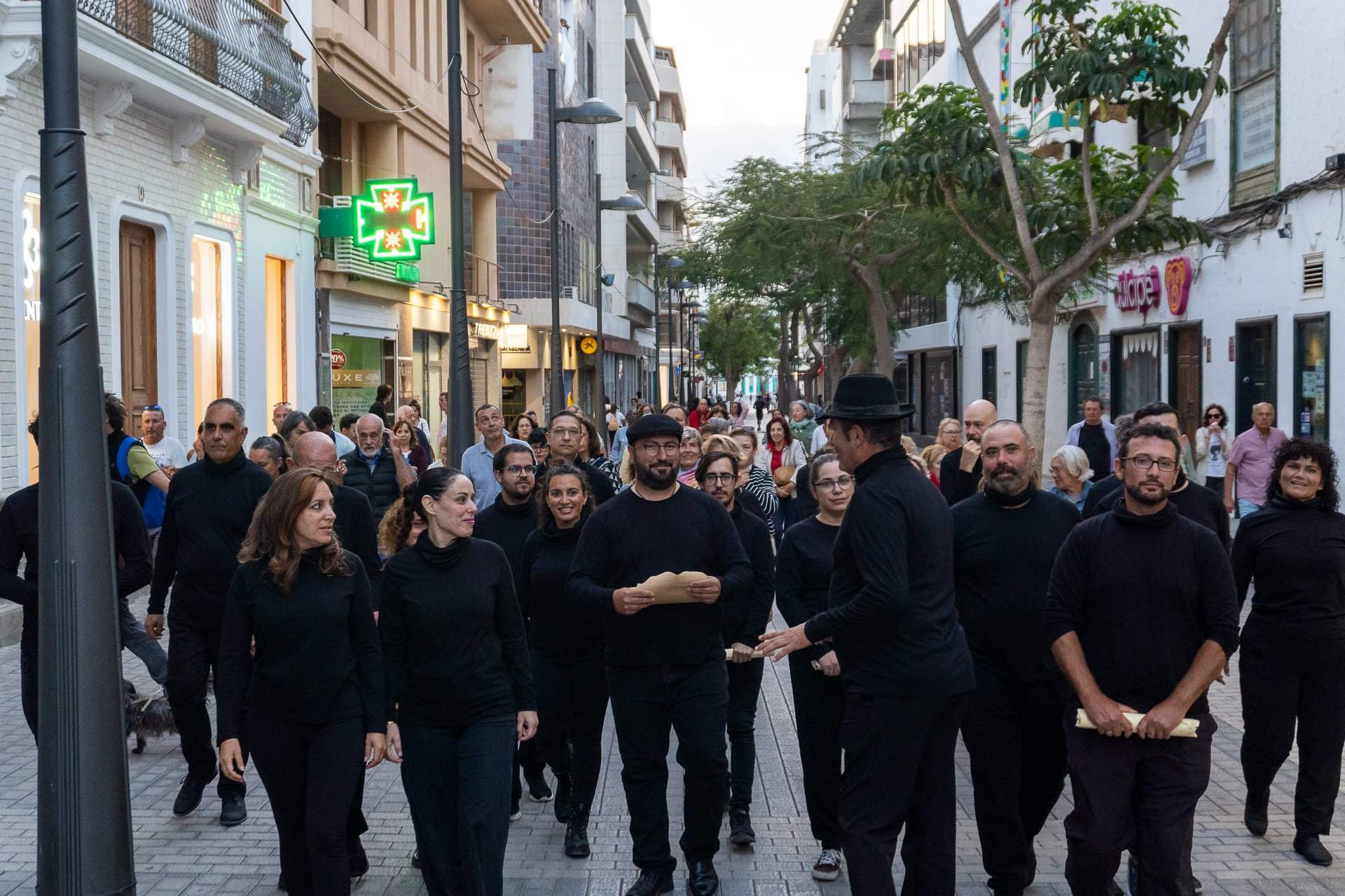 Teatralizado por la marina de Arrecife