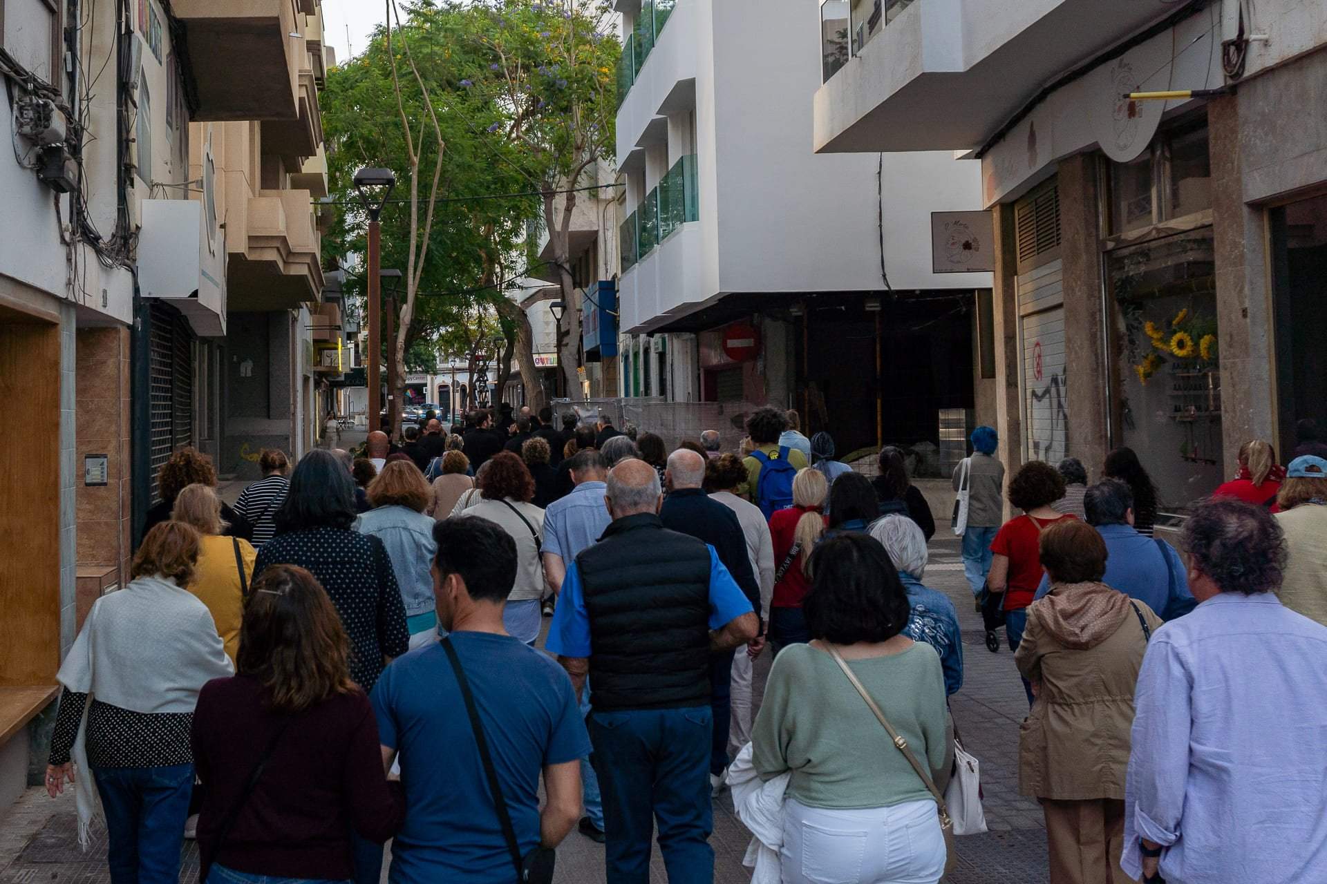 Teatralizado por la marina de Arrecife