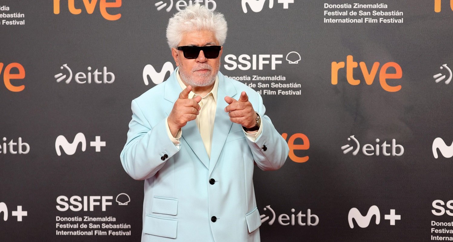 Pedro Almodóvar en una alfombra roja. Foto: RTVE.
