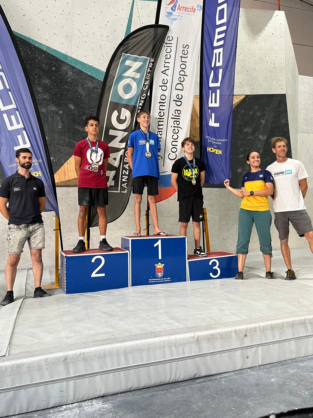 Lanzarote brilla en el Campeonato de Canarias de Escalada en Bloque Lanzarote brilla en el Campeonato de Canarias de Escalada en Bloque