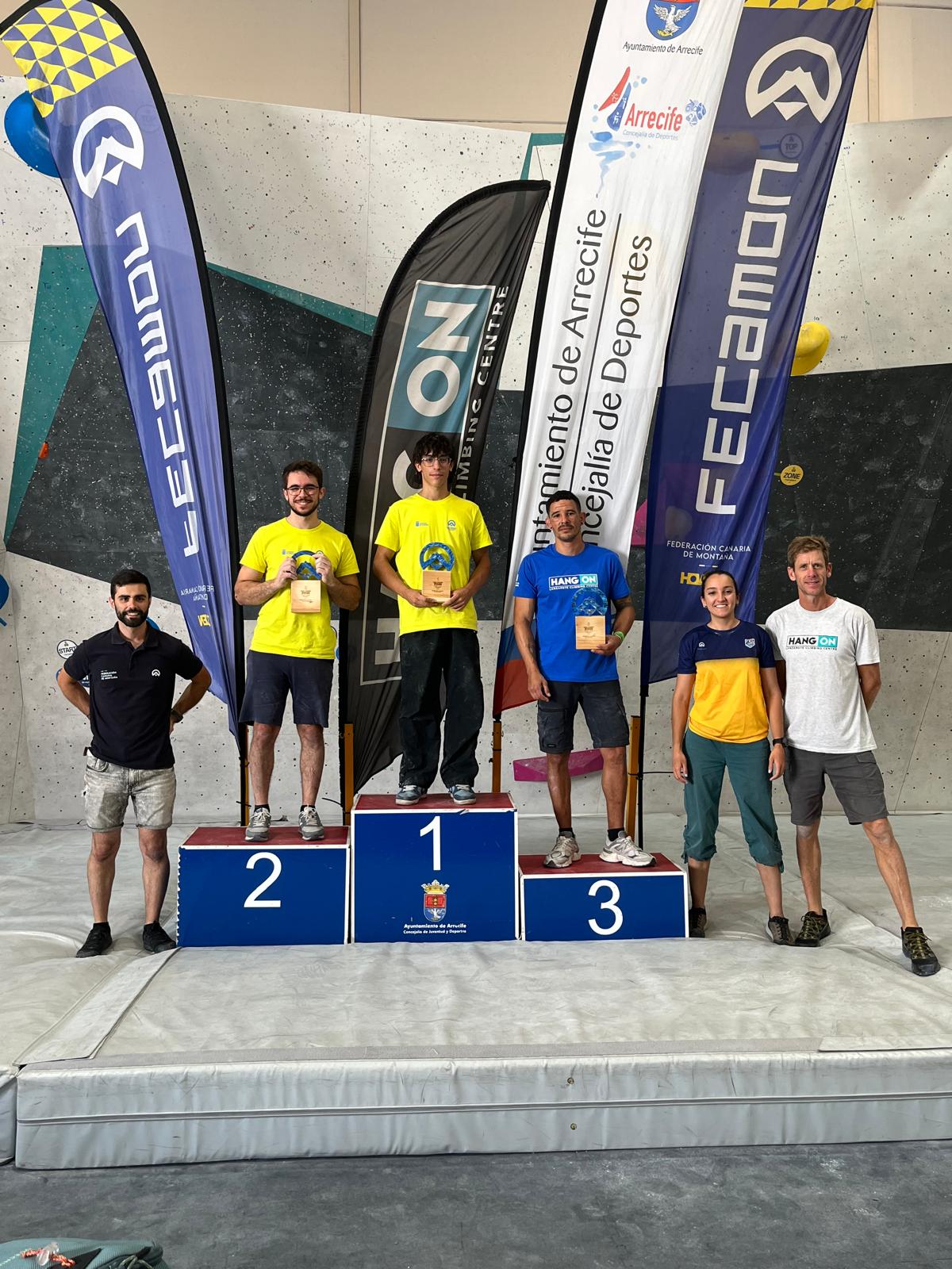 Lanzarote brilla en el Campeonato de Canarias de Escalada en Bloque Lanzarote brilla en el Campeonato de Canarias de Escalada en Bloque