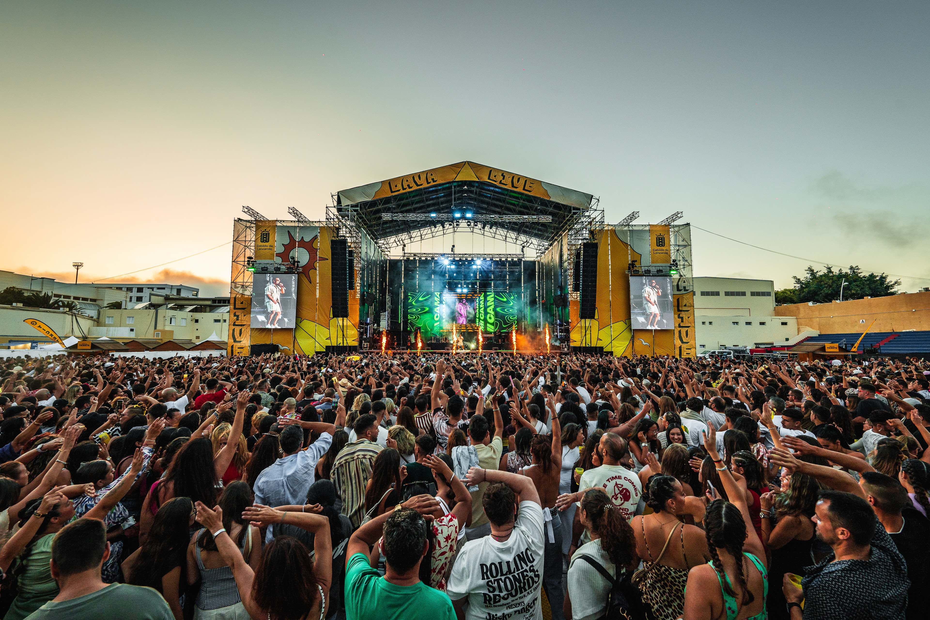 Celebración del Lava Live Fest.