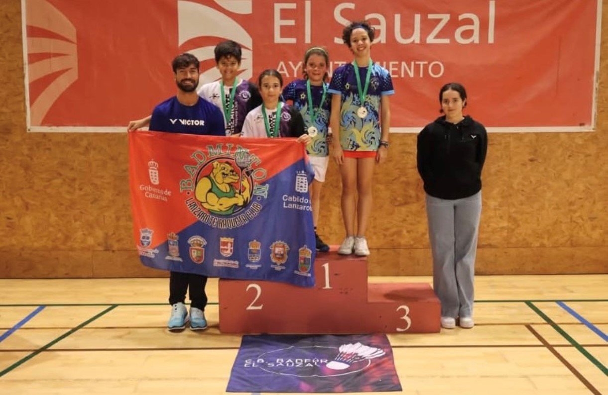 Lanzarote Raqueta Club obtiene seis medallas en el torneo TTR El Sauzal