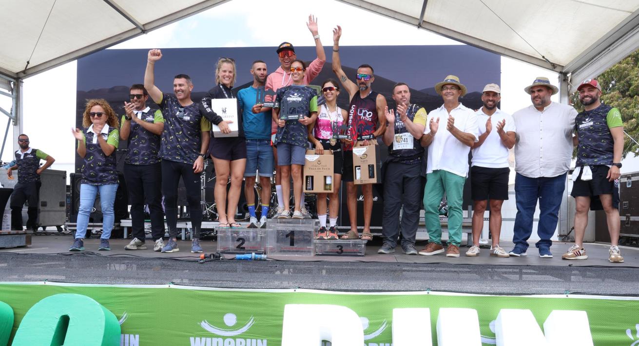 Yerove Rodríguez y Aroa Merino ganan la Lanzarote Wine Run 2025