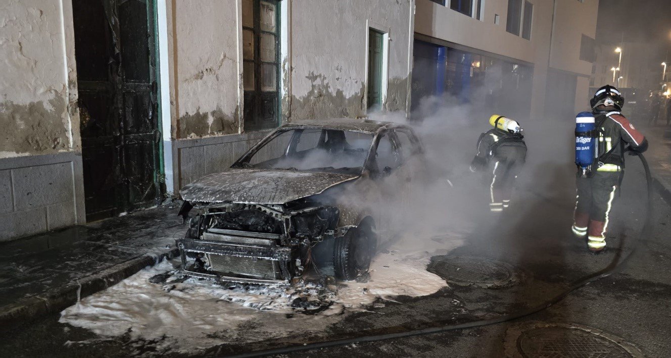 Incendio de vehículo
