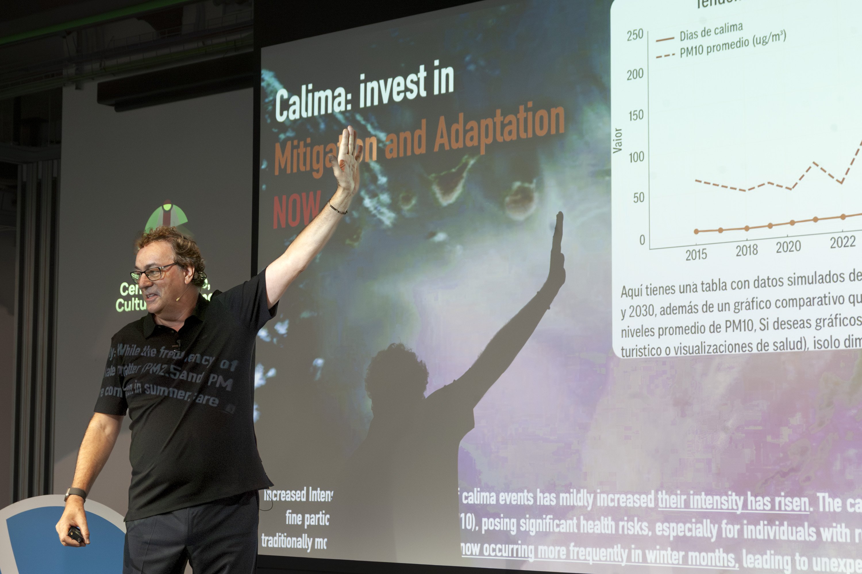 Gerd Leonhard, durante su intervención en Foro Global Sur 2025
