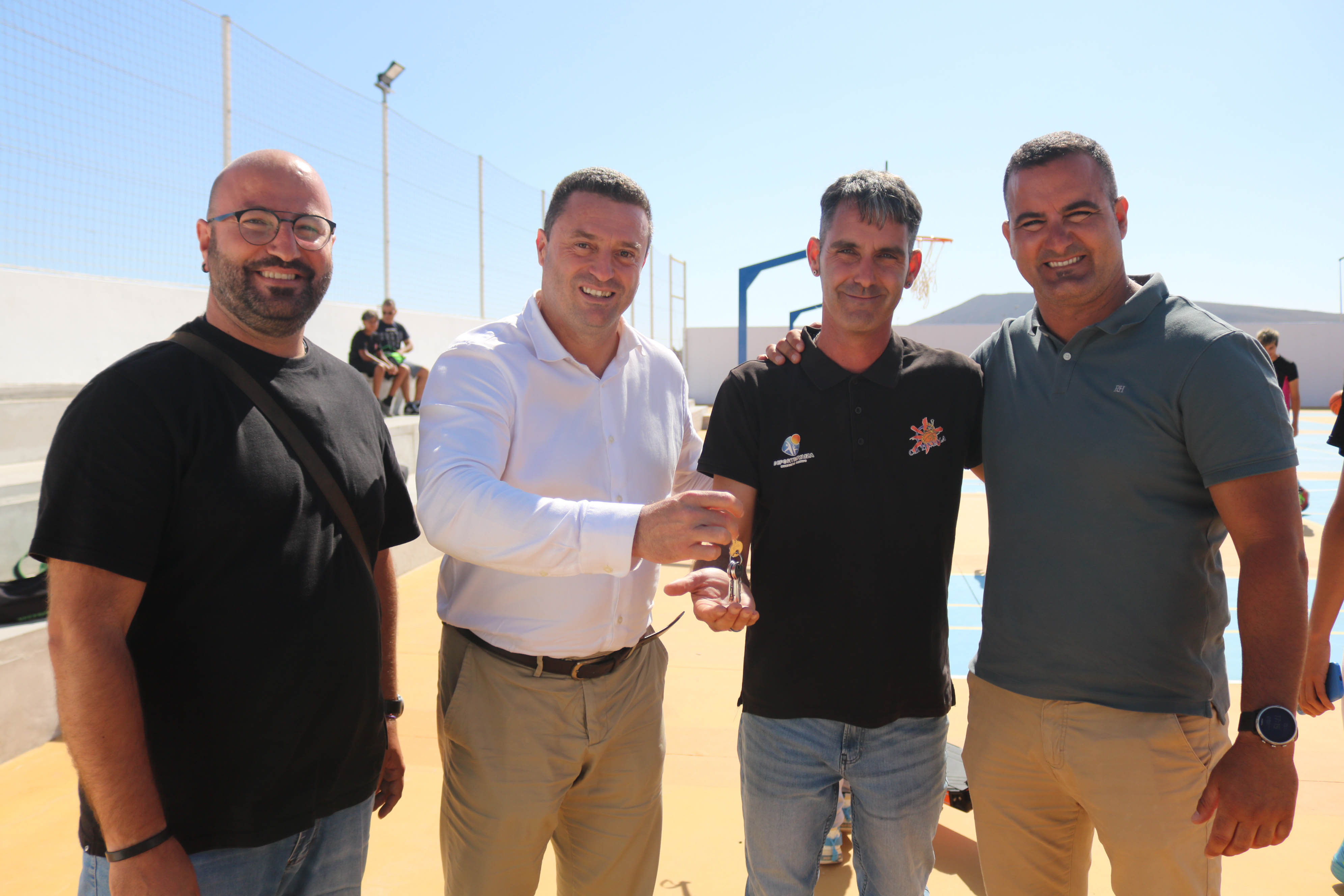 Inauguración de la cancha Inauguración de la cancha