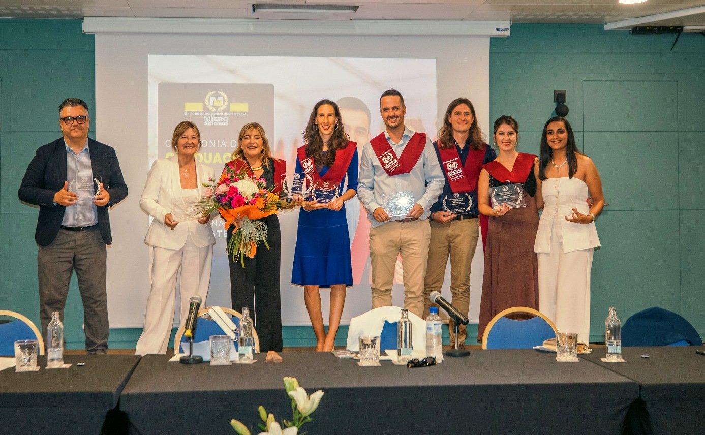 Ceremonia de fin de curso 24/25 en CIFP Microsistemas