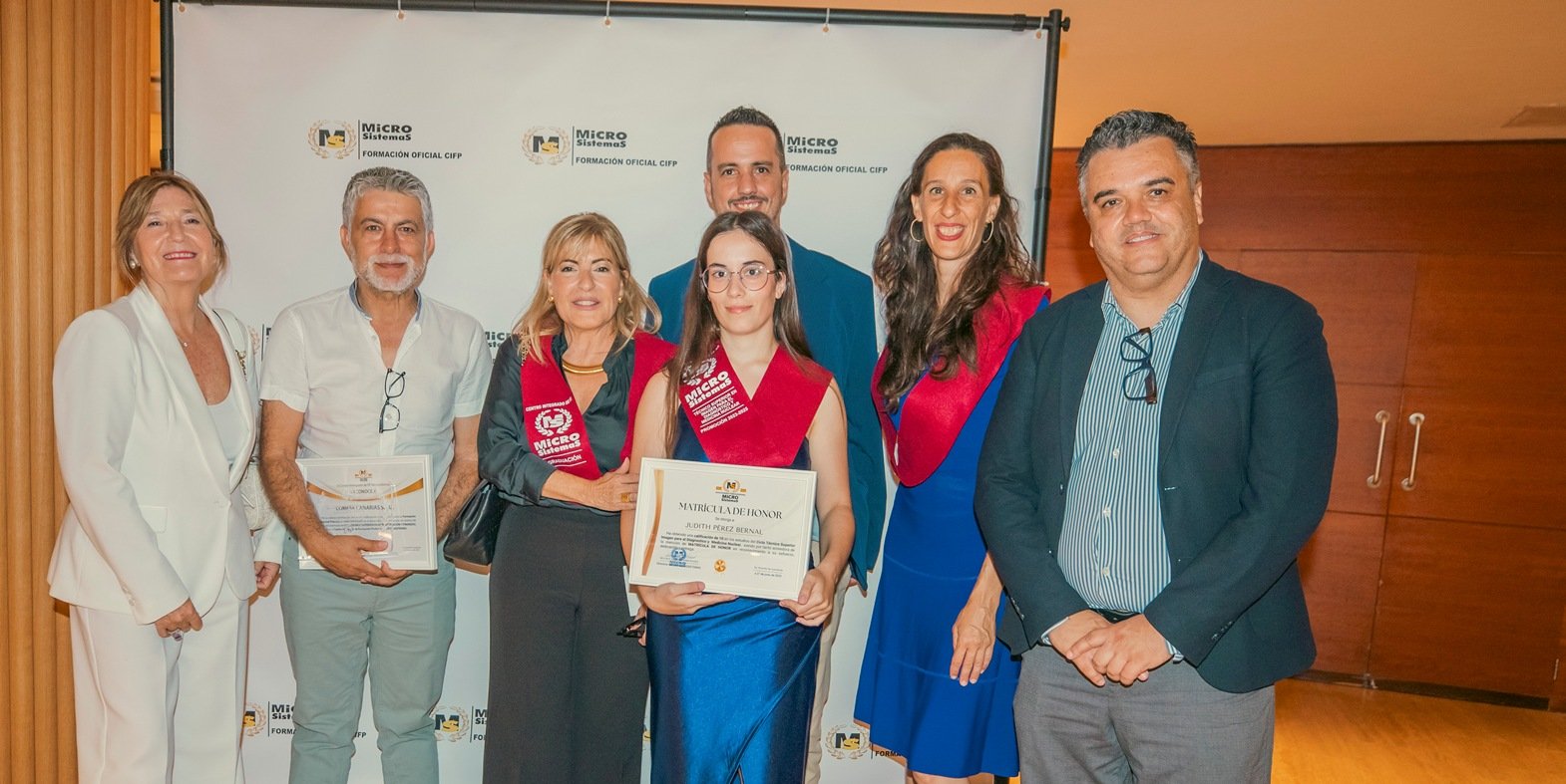 Ceremonia de fin de curso 24/25 en CIFP Microsistemas