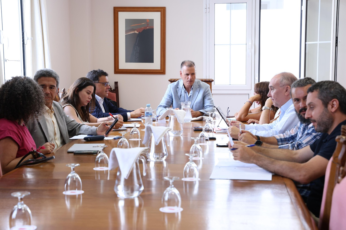 Reunión para el seguimiento de las obras hidráulicas