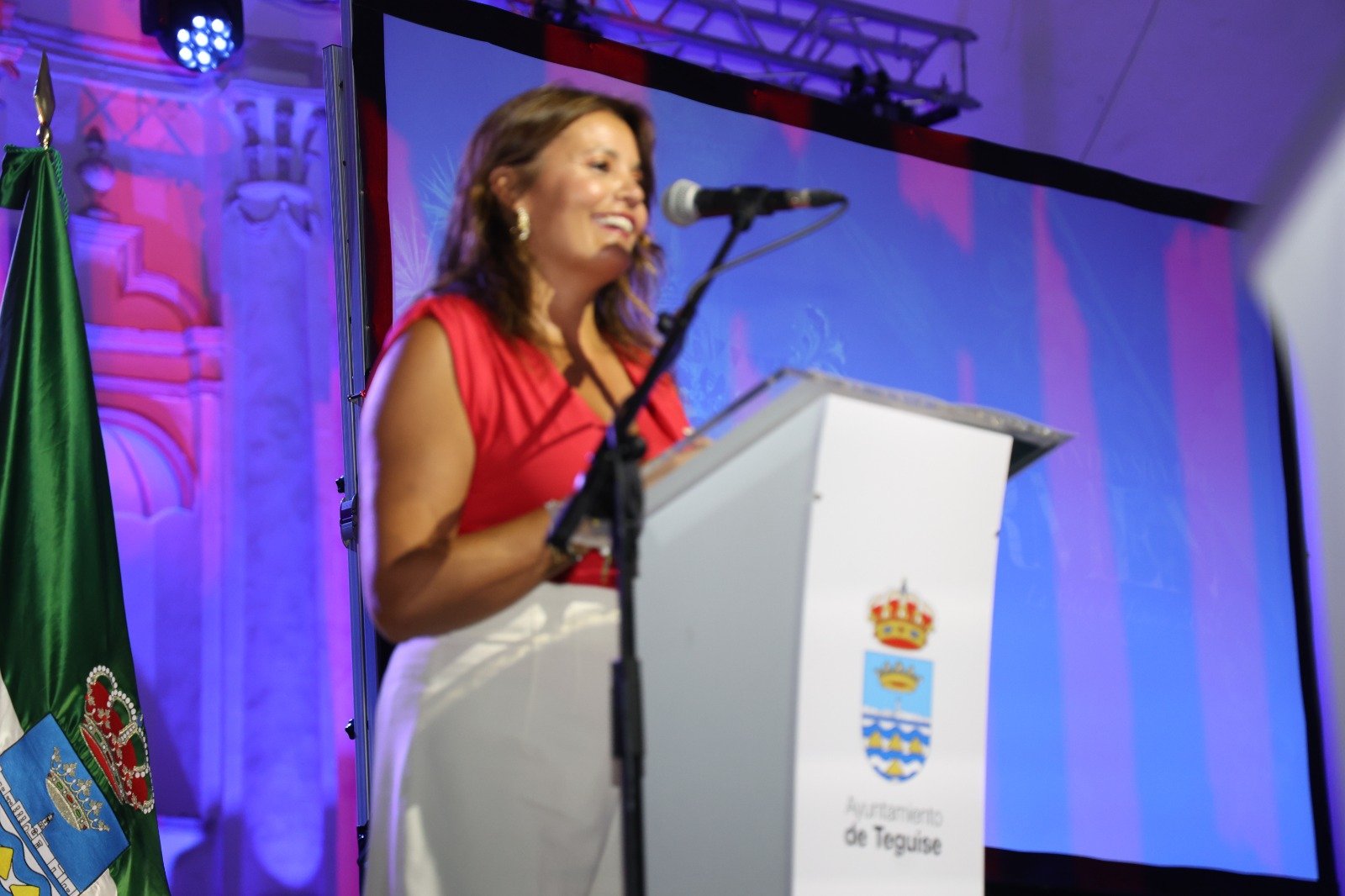 Pregón de las fiestas del Carmen en La Villa de Teguise. Fotos: Norberto de León.