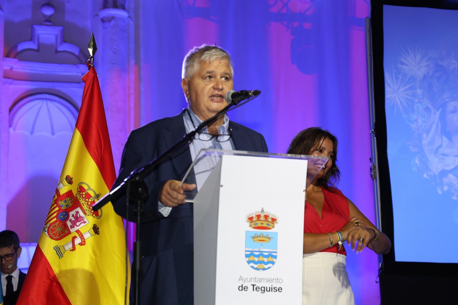 Pregón de las fiestas del Carmen en La Villa de Teguise. Fotos: Norberto de León.