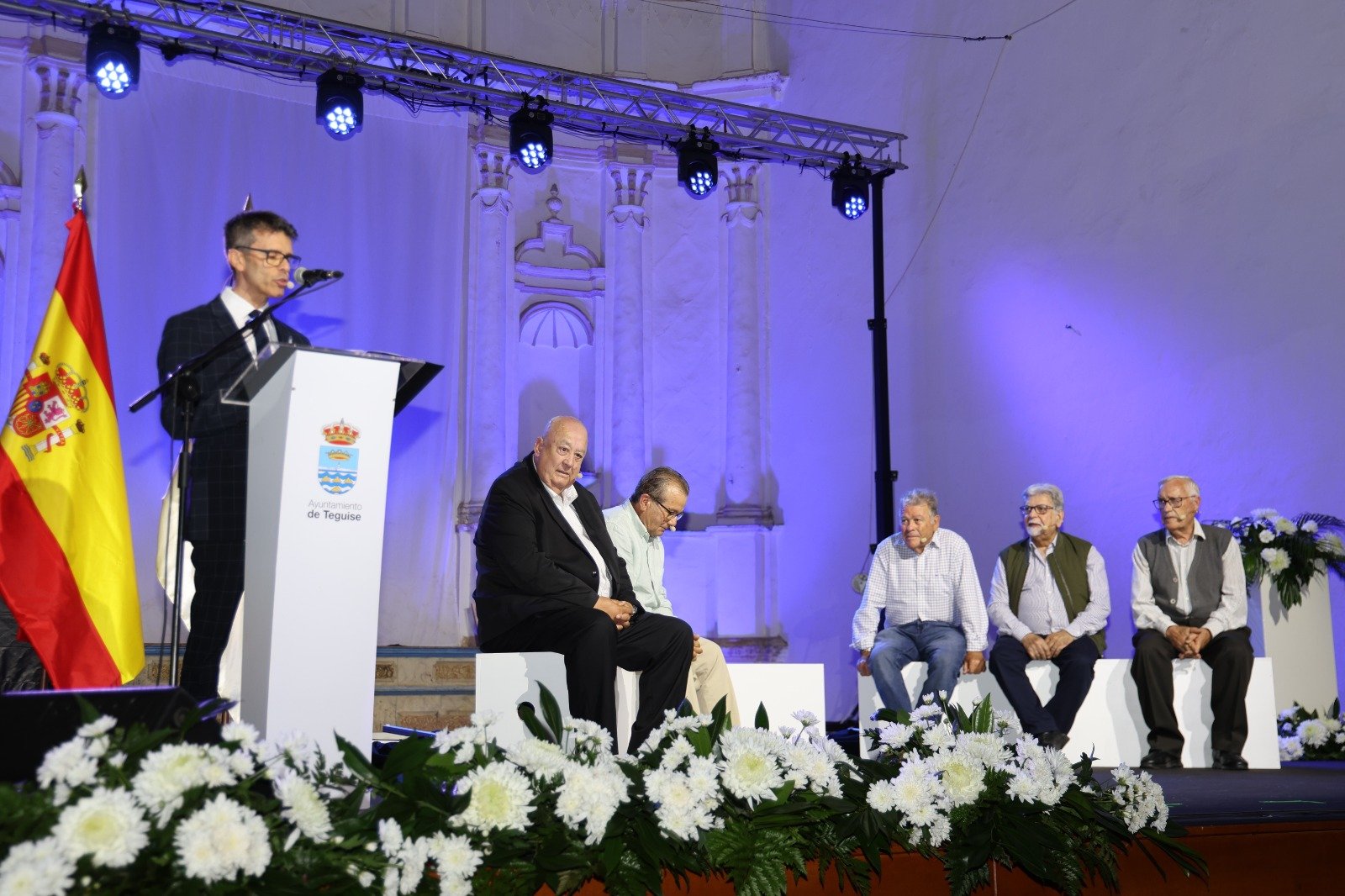 Pregón de las fiestas del Carmen en La Villa de Teguise. Fotos: Norberto de León.