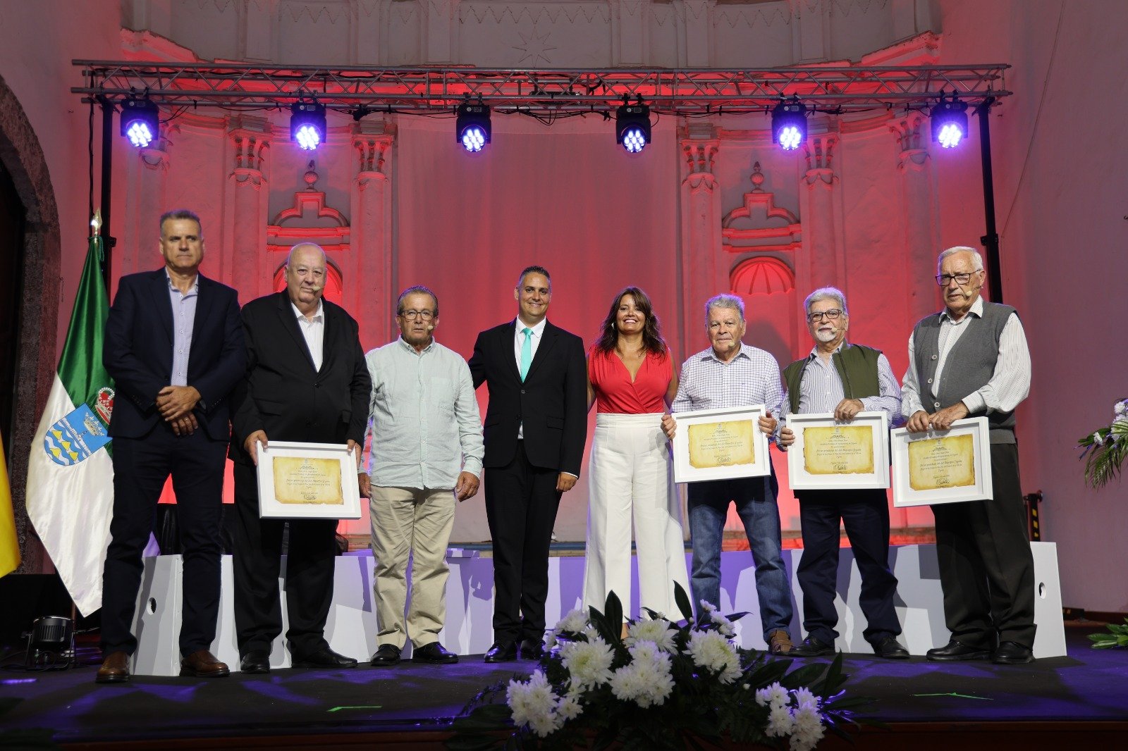 Pregón de las fiestas del Carmen en La Villa de Teguise. Fotos: Norberto de León.
