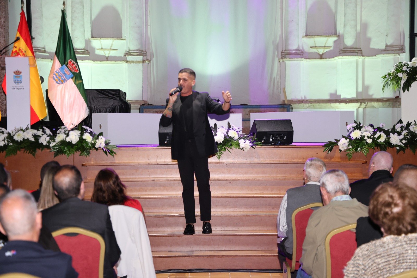 Pregón de las fiestas del Carmen en La Villa de Teguise. Fotos: Norberto de León.