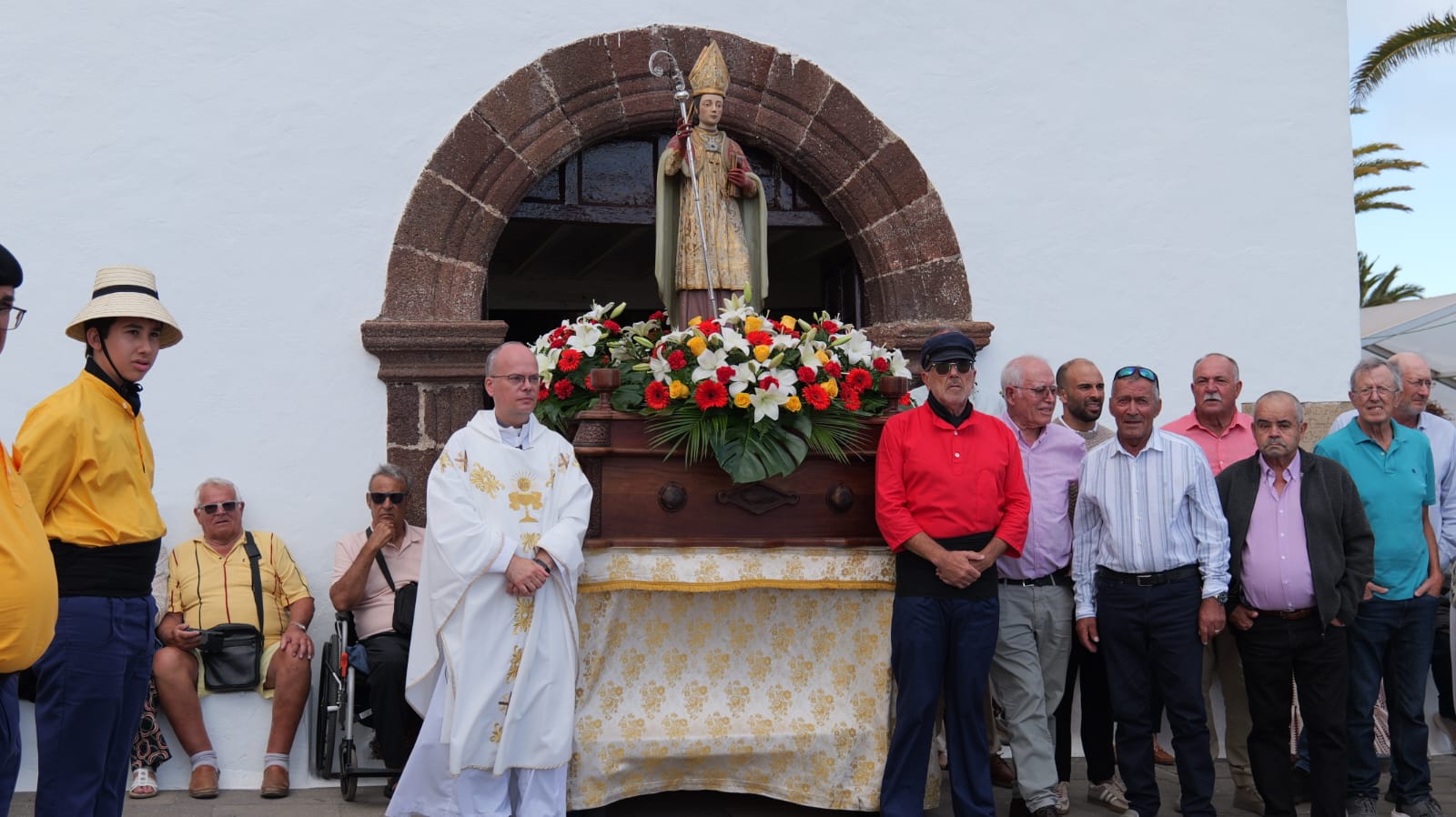 Ofrenda marinera de Los Buches