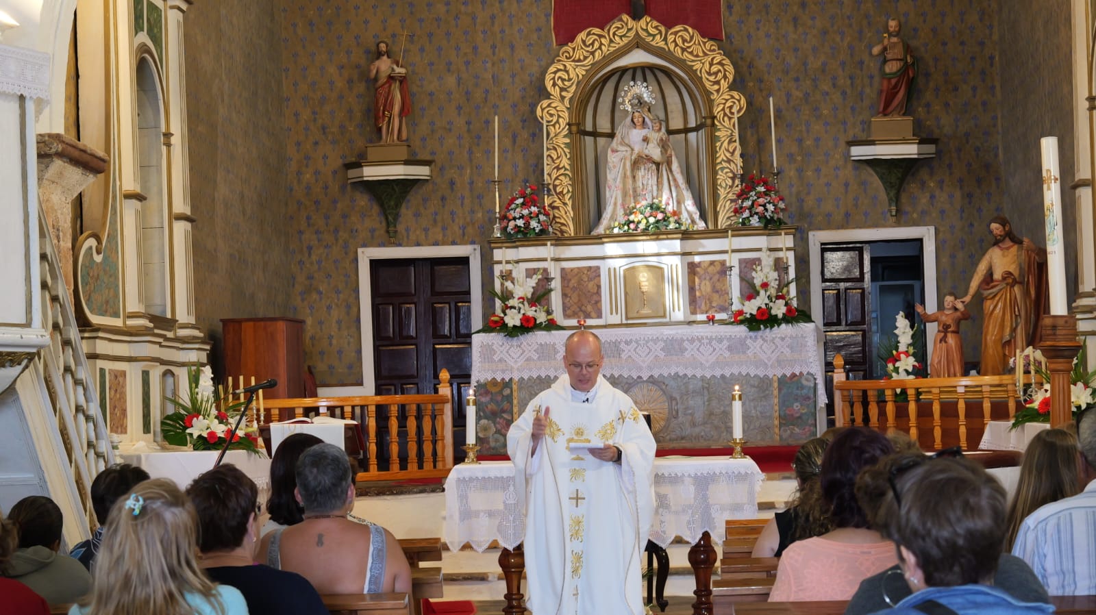Ofrenda marinera de Los Buches