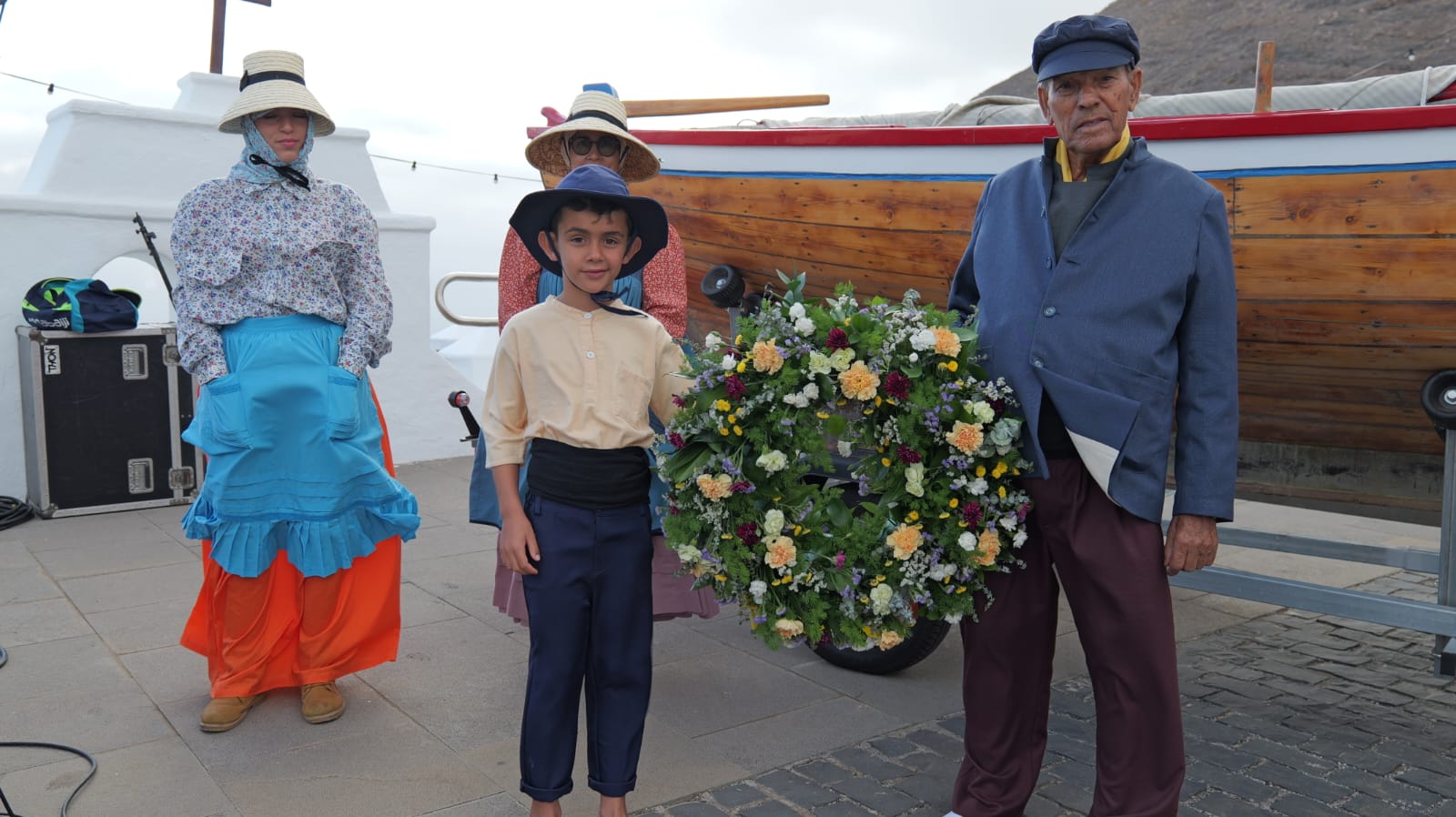 Ofrenda marinera de Los Buches