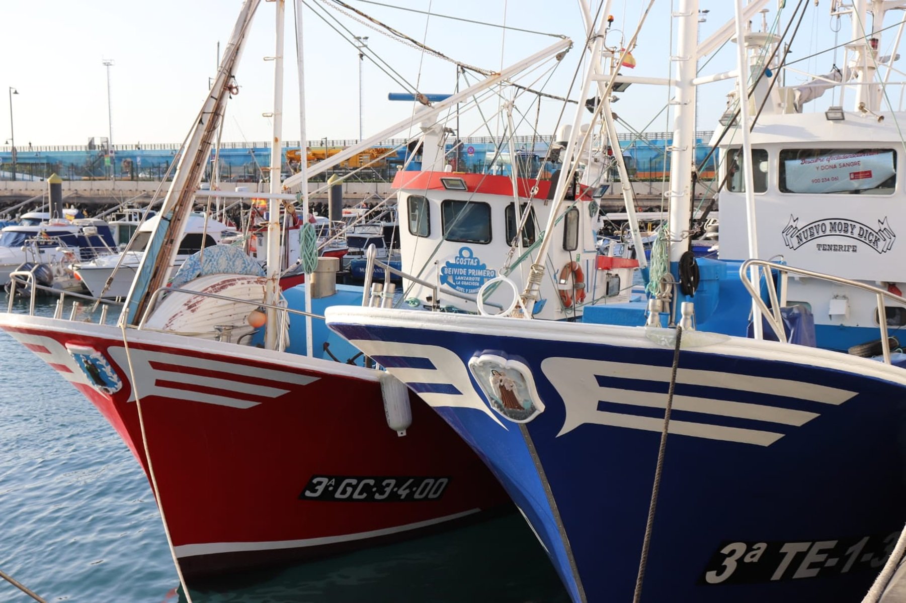 Barcos de pesca en Canarias