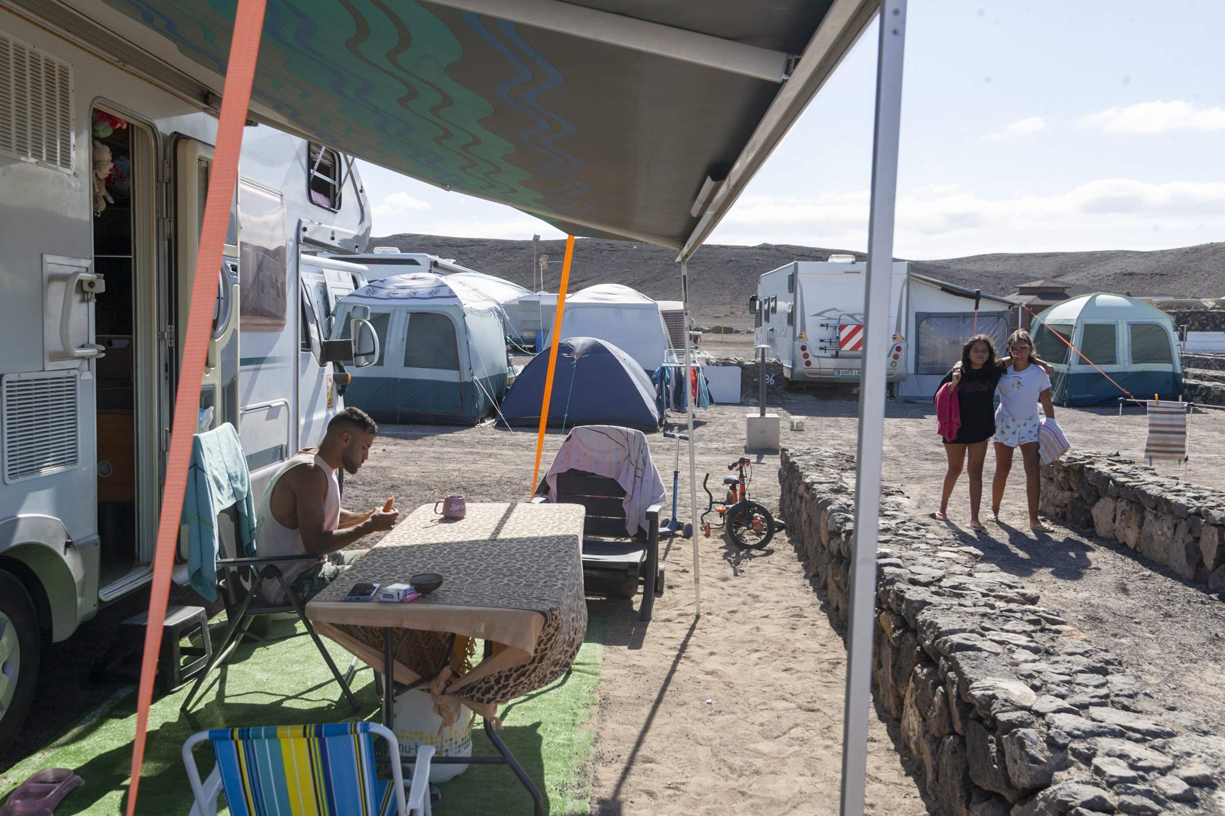 Camping de Papagayo. Foto: Juan Mateos.