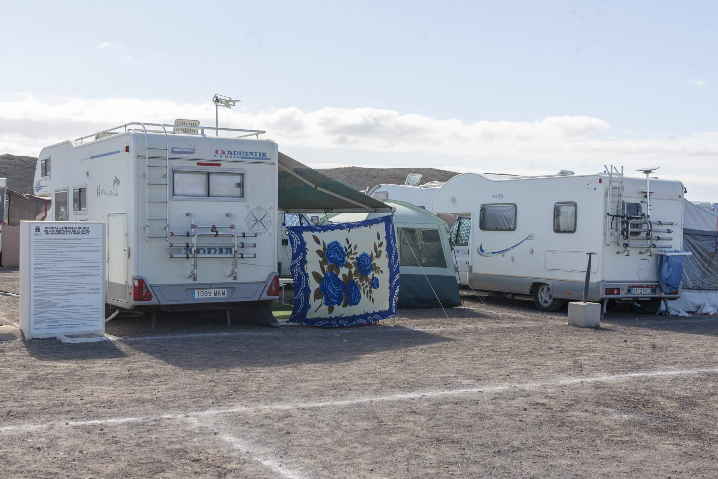 Camping de Papagayo. Foto: Juan Mateos.