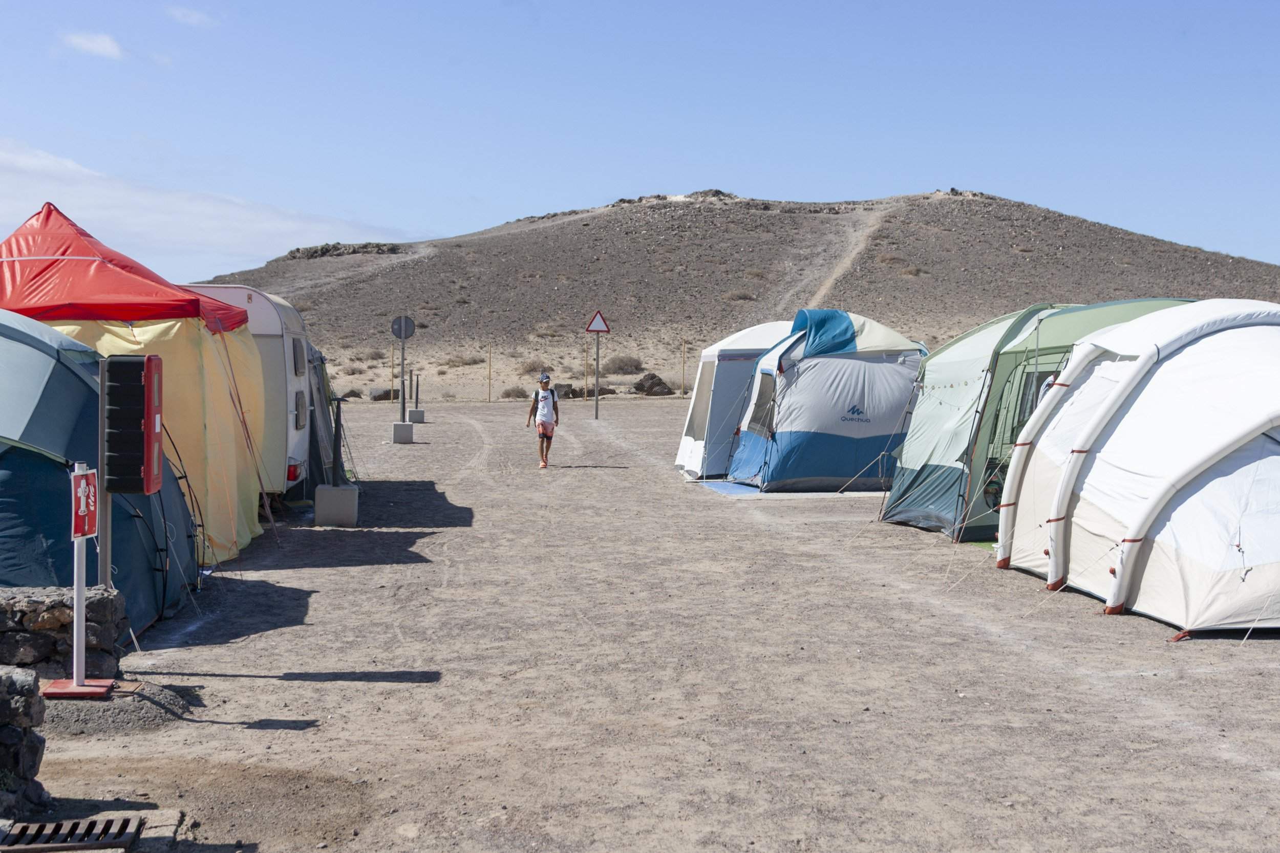 Camping de Papagayo. Foto: Juan Mateos.