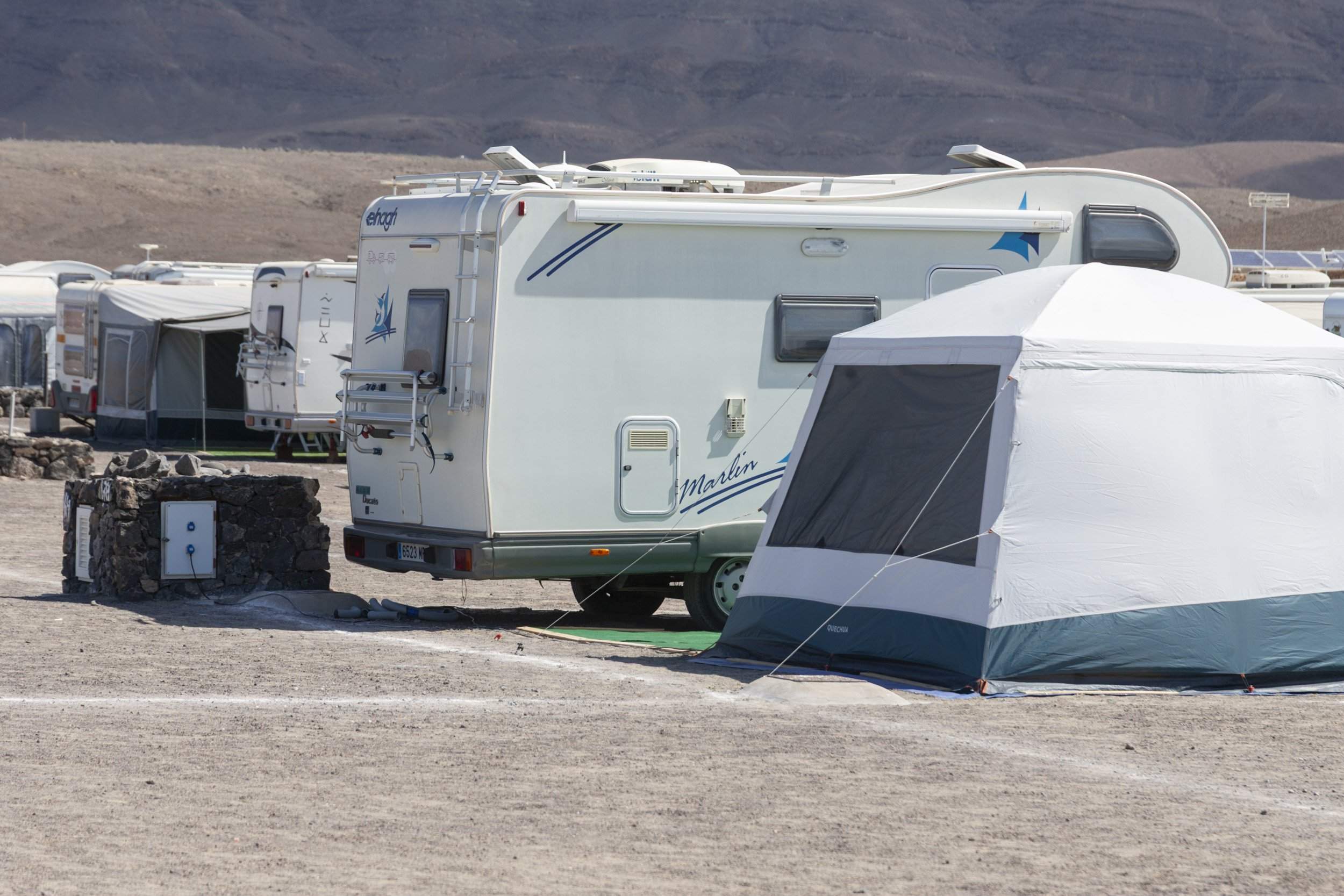 Camping de Papagayo. Foto: Juan Mateos.