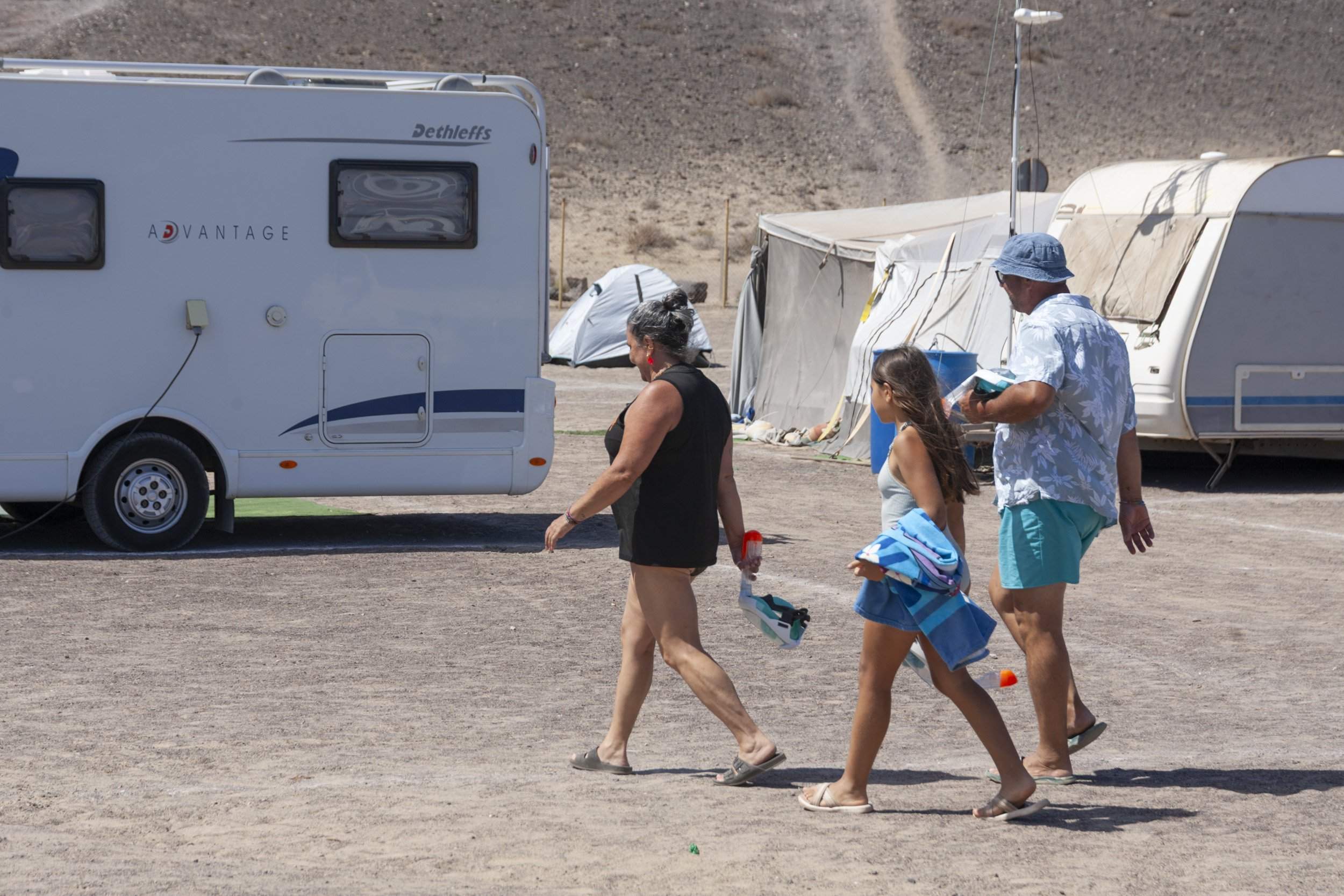 Camping de Papagayo. Foto: Juan Mateos.