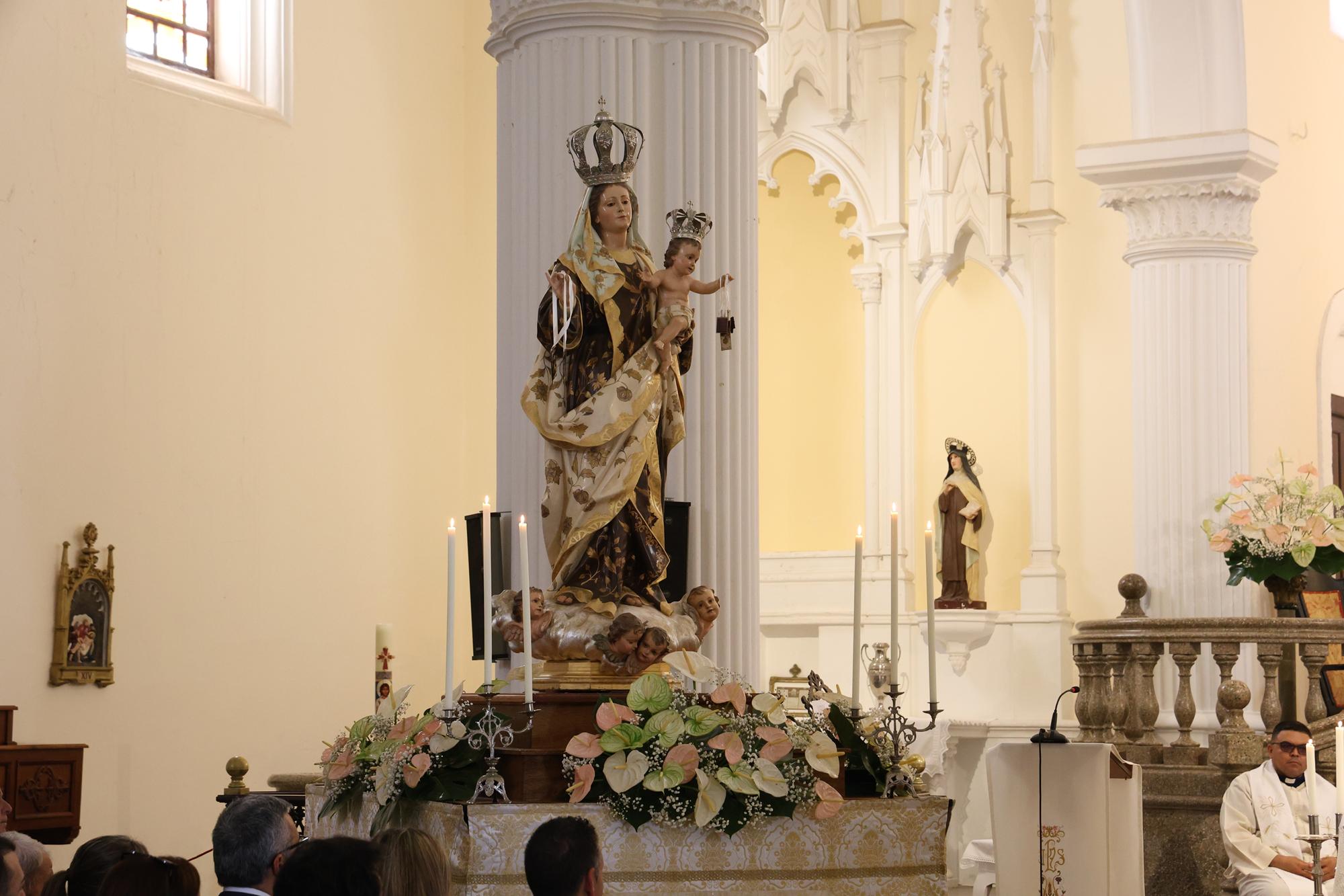 Procesión en honor a Nuestra Señora del Carmen de Teguise. Foto: La Voz