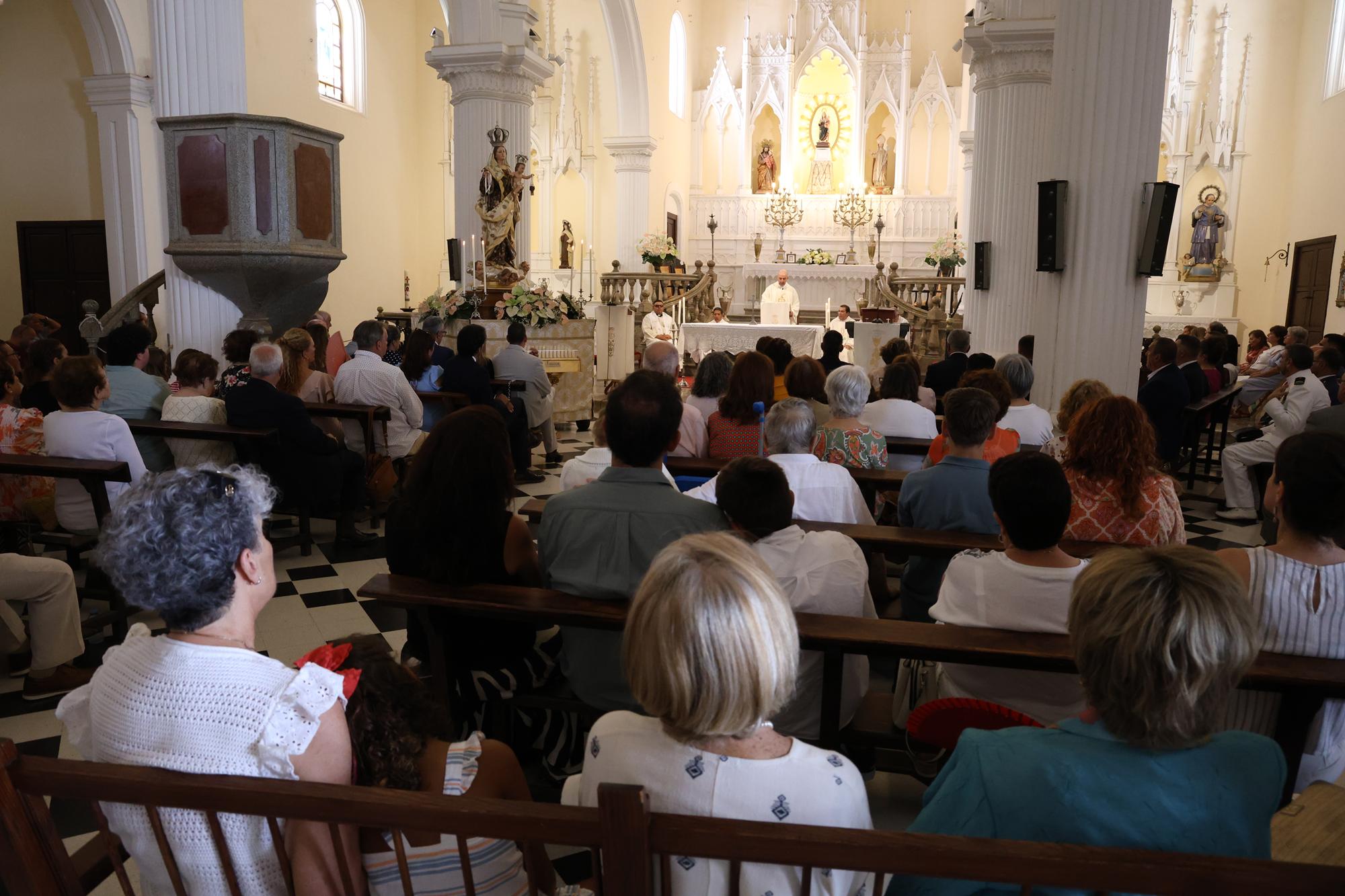 Procesión en honor a Nuestra Señora del Carmen de Teguise. Foto: La Voz