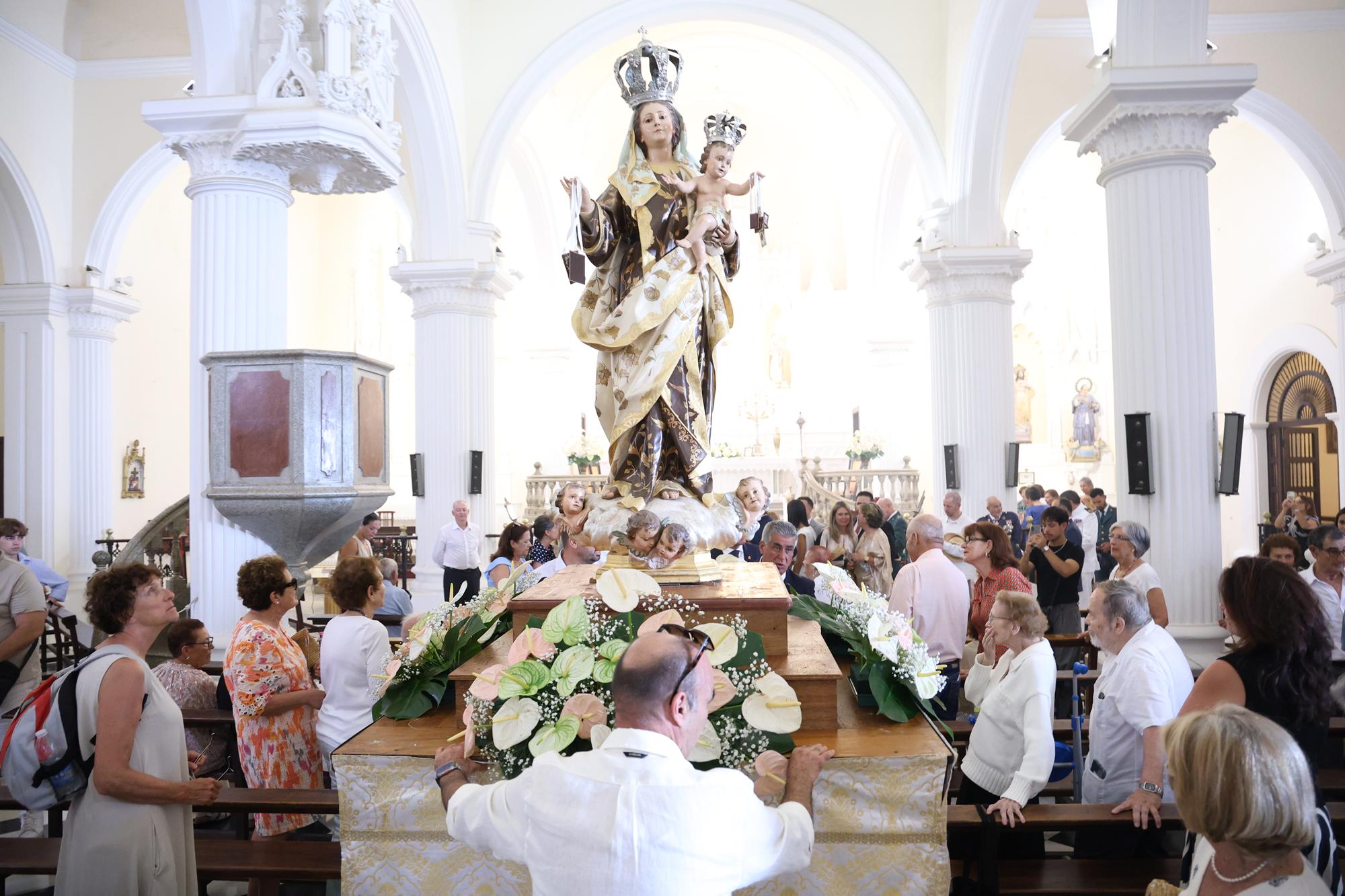 Procesión en honor a Nuestra Señora del Carmen de Teguise. Foto: La Voz