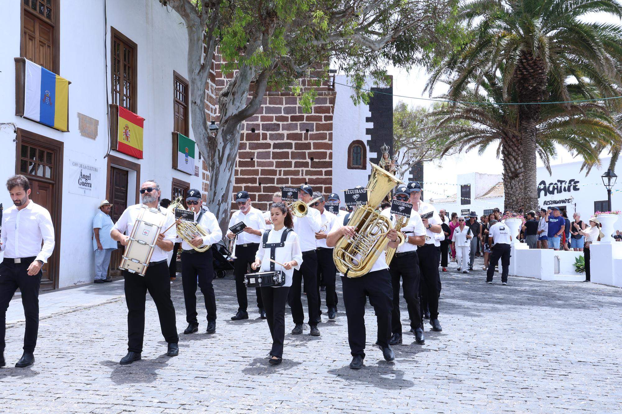 Procesión en honor a Nuestra Señora del Carmen de Teguise. Foto: La Voz