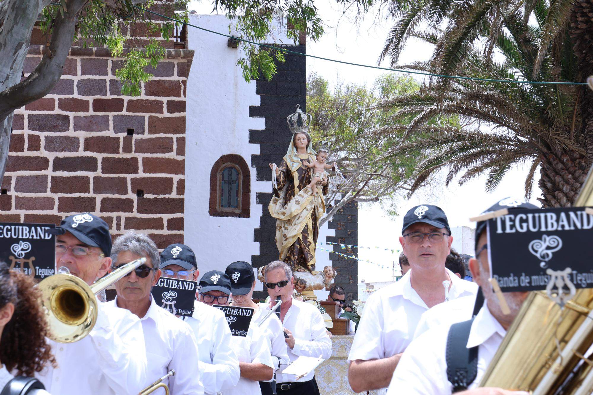 Procesión en honor a Nuestra Señora del Carmen de Teguise. Foto: La Voz