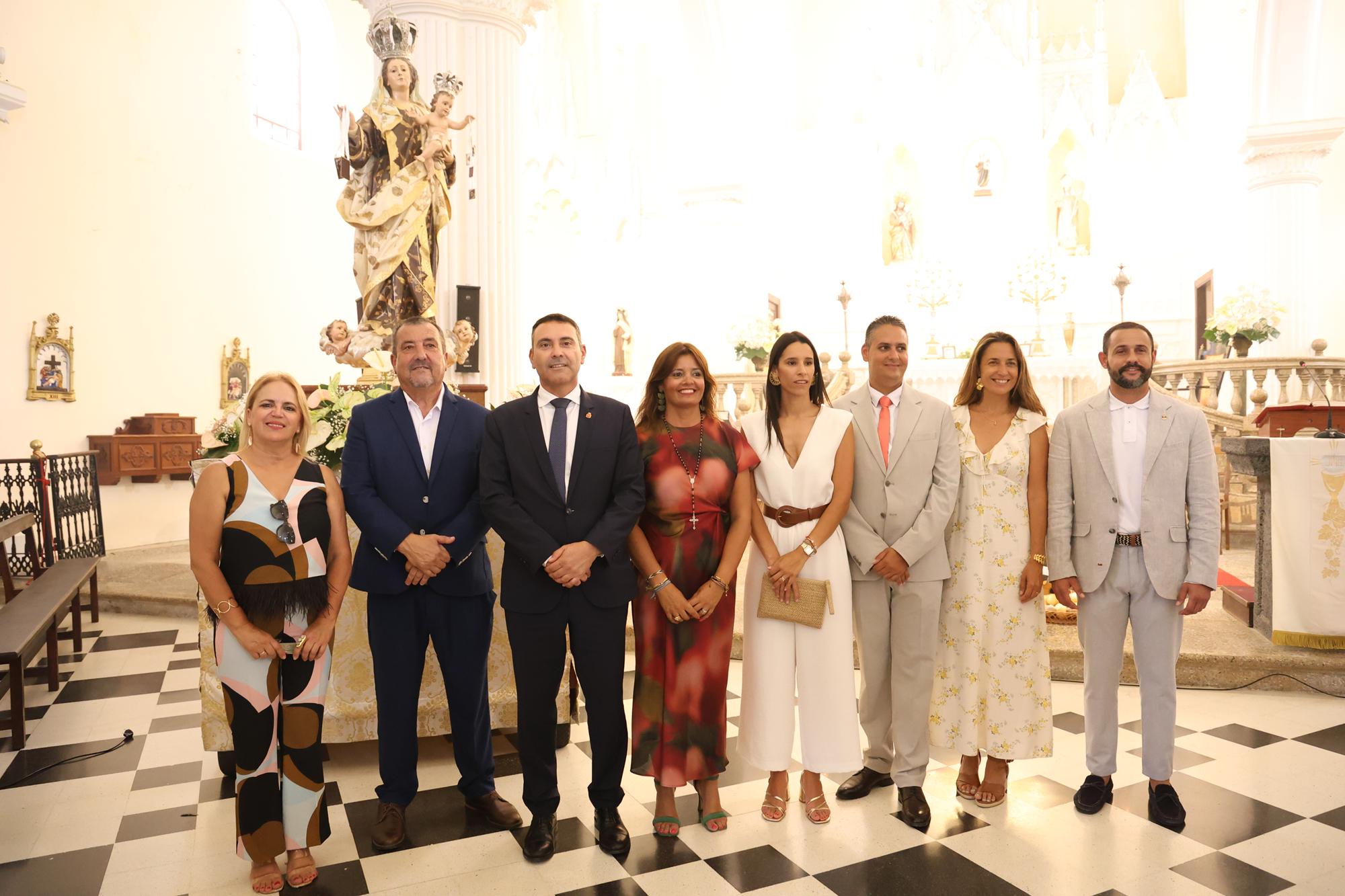 Procesión en honor a Nuestra Señora del Carmen de Teguise. Foto: La Voz