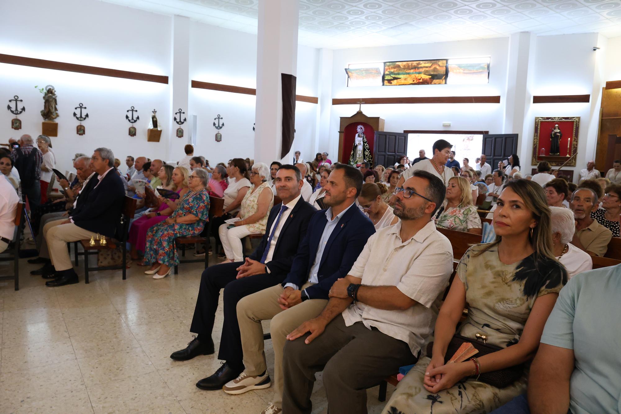 Procesión en honor a la Virgen del Carmen en Valterra