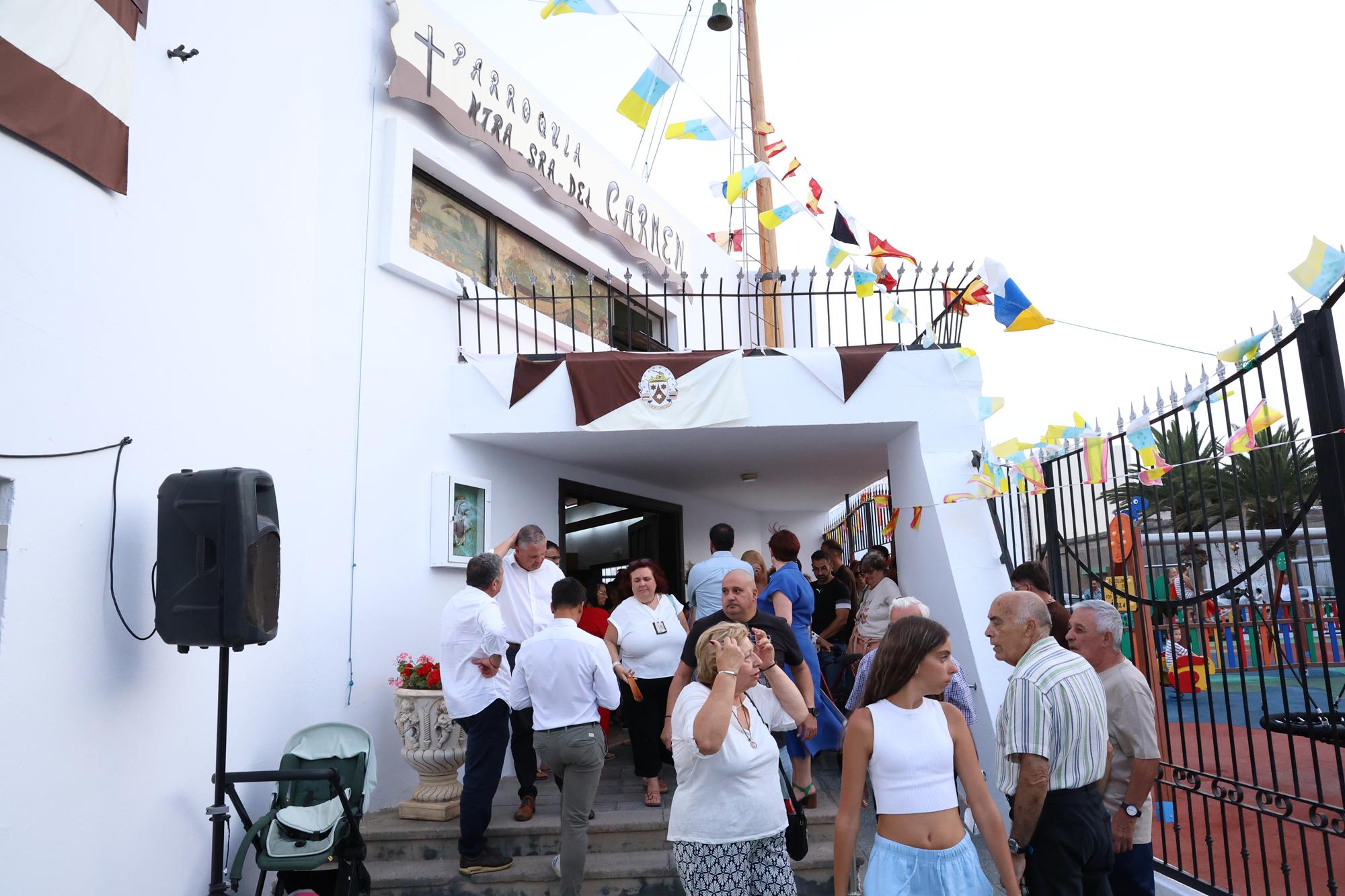 Procesión en honor a la Virgen del Carmen en Valterra