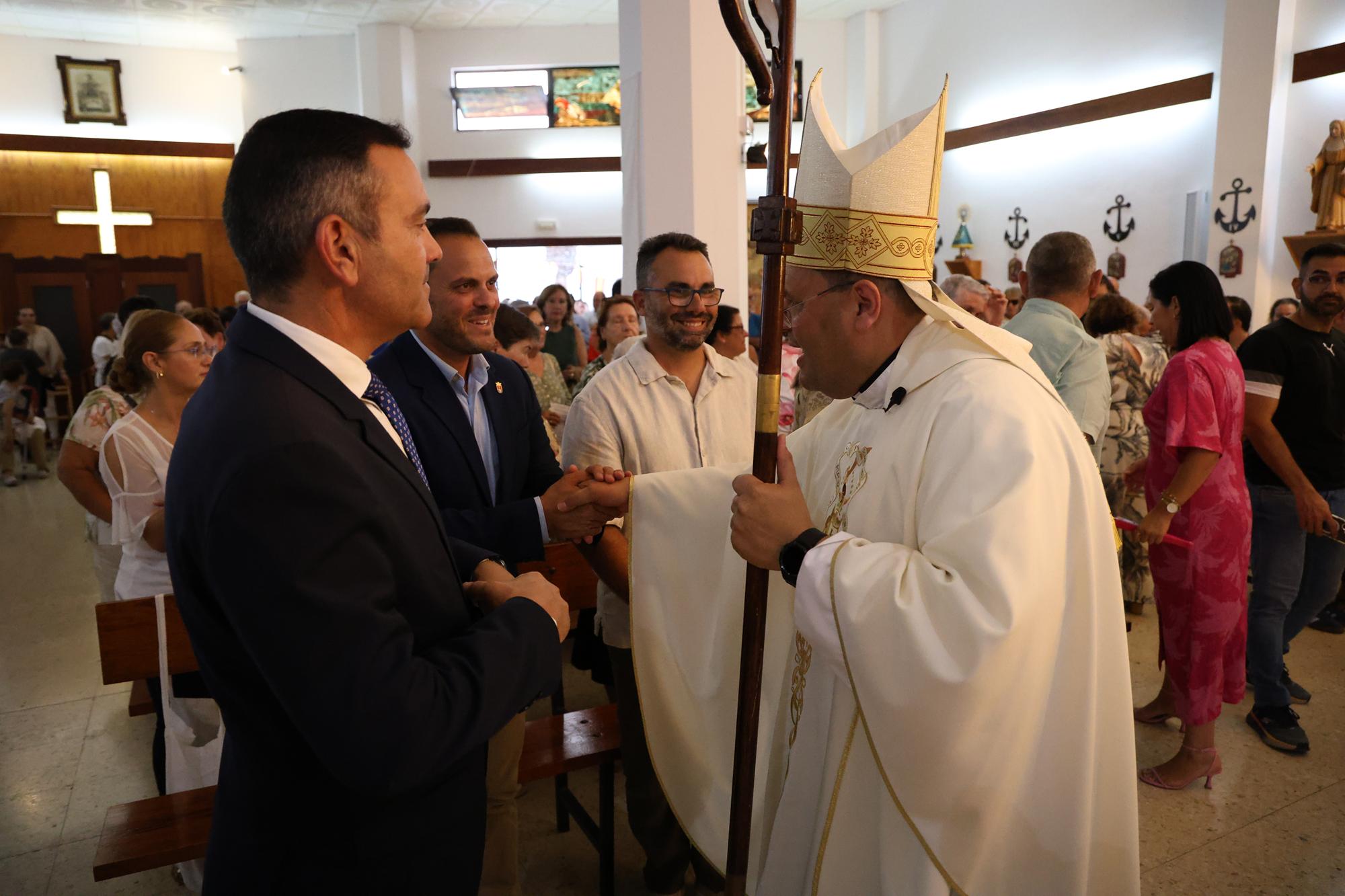 Procesión en honor a la Virgen del Carmen en Valterra