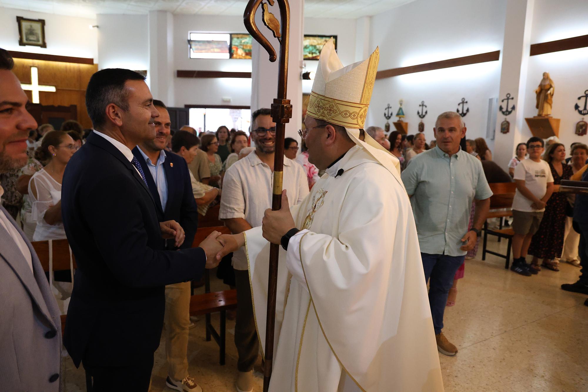 Procesión en honor a la Virgen del Carmen en Valterra