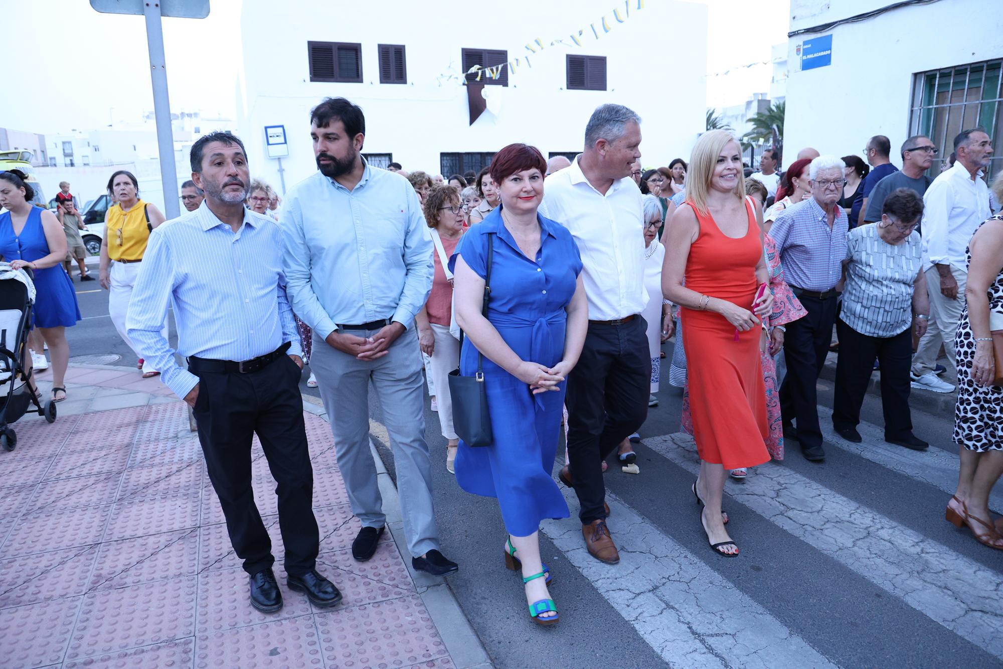Procesión en honor a la Virgen del Carmen en Valterra