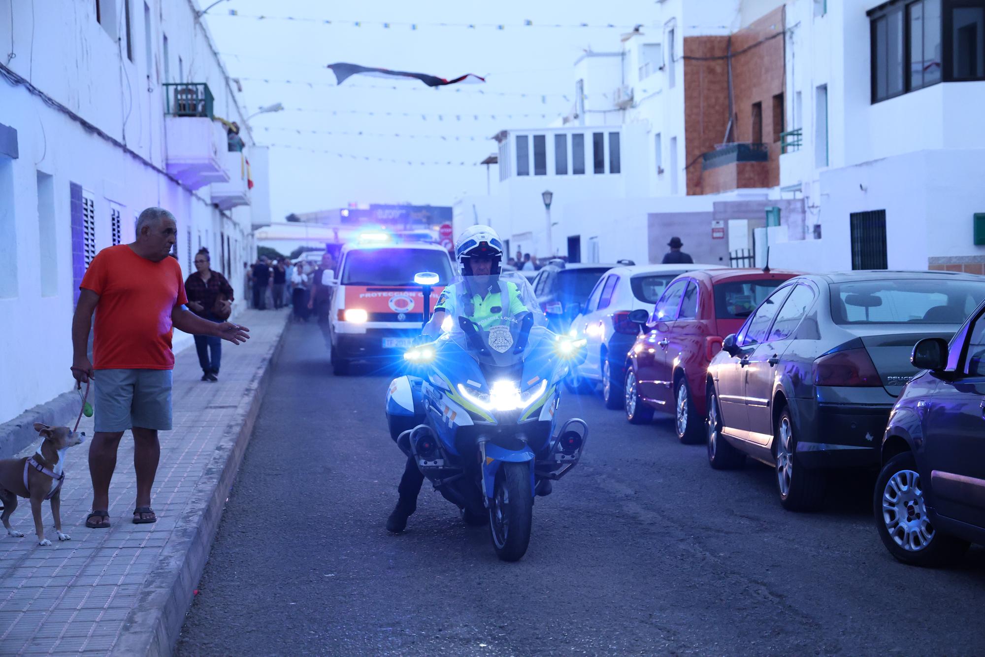 Procesión en honor a la Virgen del Carmen en Valterra