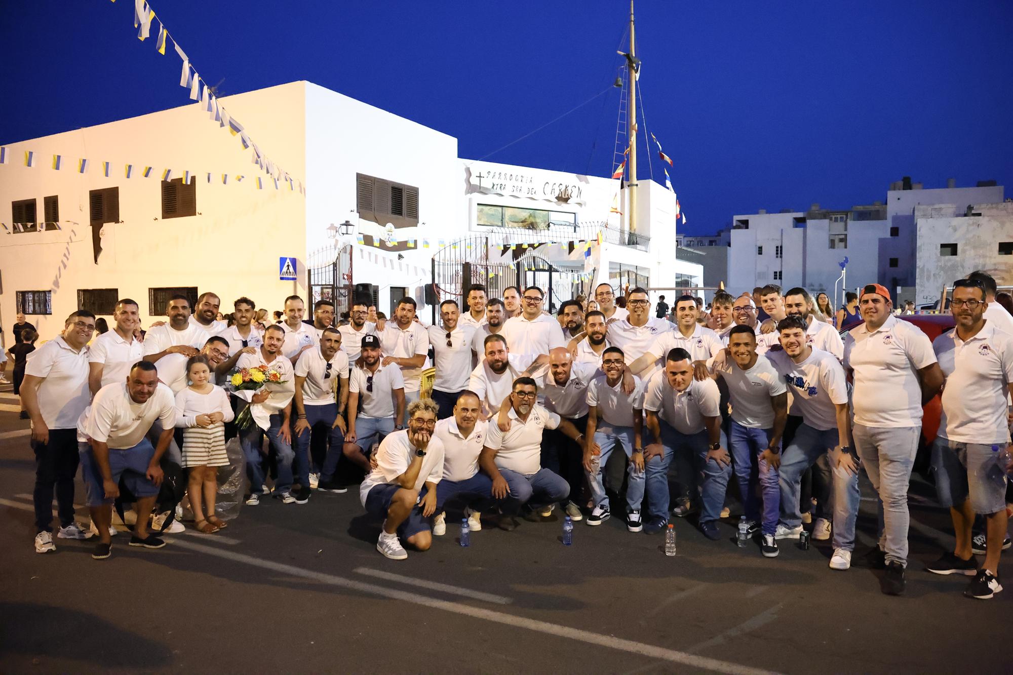 Procesión en honor a la Virgen del Carmen en Valterra