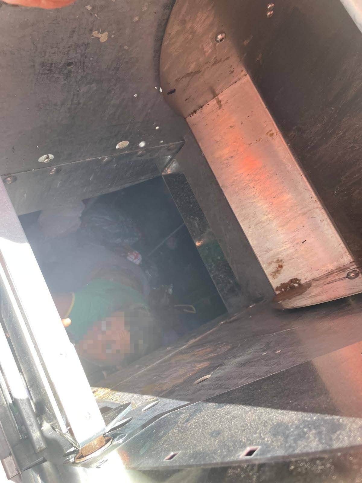 Momento del rescate del perro