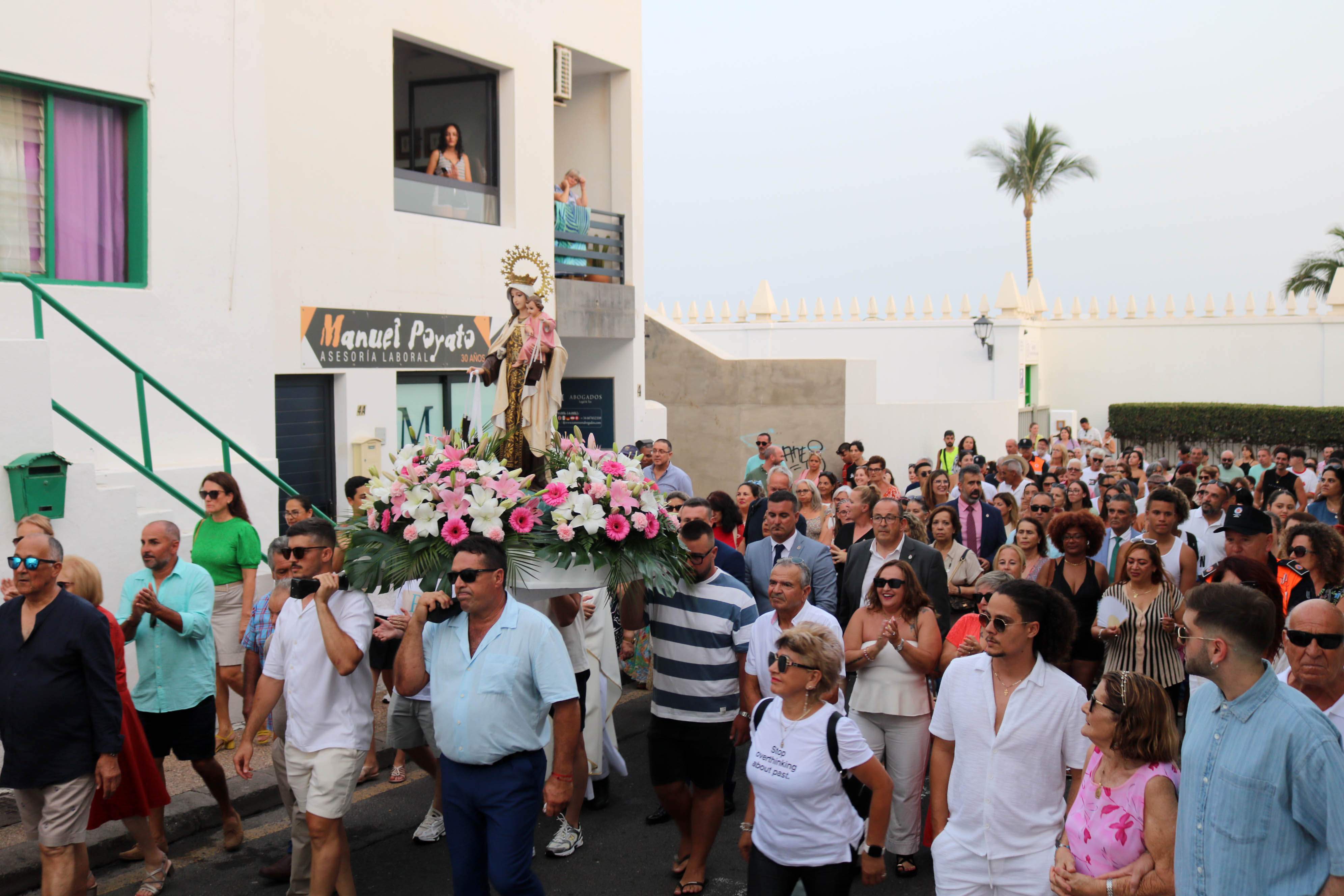 Playa Blanca muestra su adoración por la Virgen del Carmen