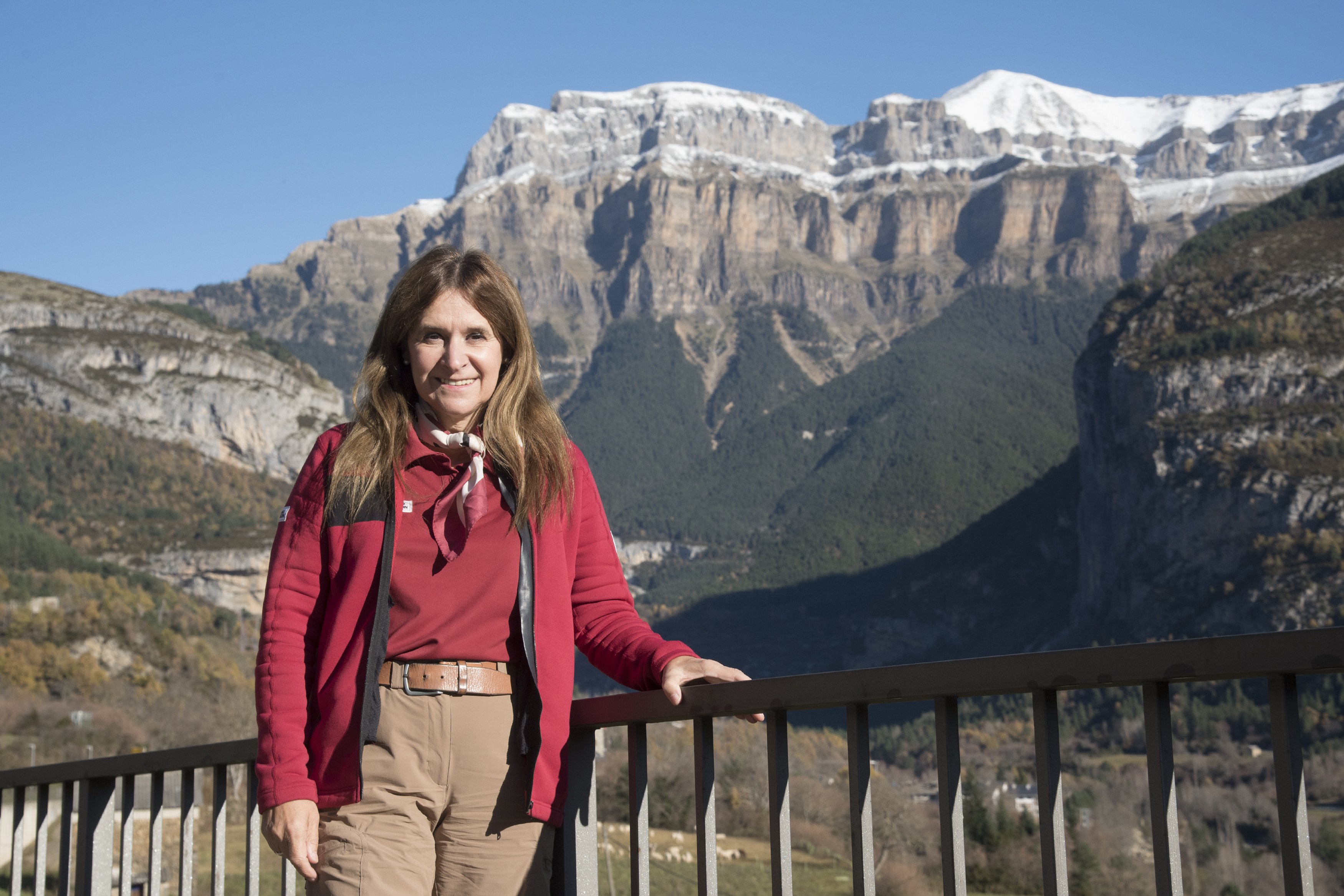 La directora del Parque Nacional de Ordesa y Monteperdido, Elena Villagrasa. Foto:  Javier Blasco.